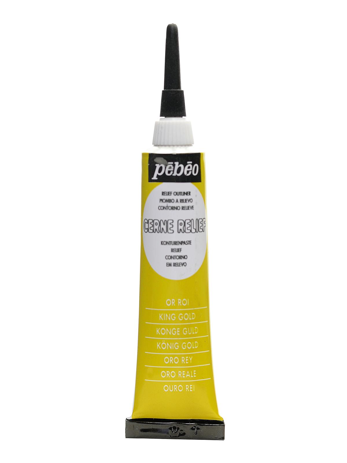 Vitrail Cerne Relief king gold 20 ml