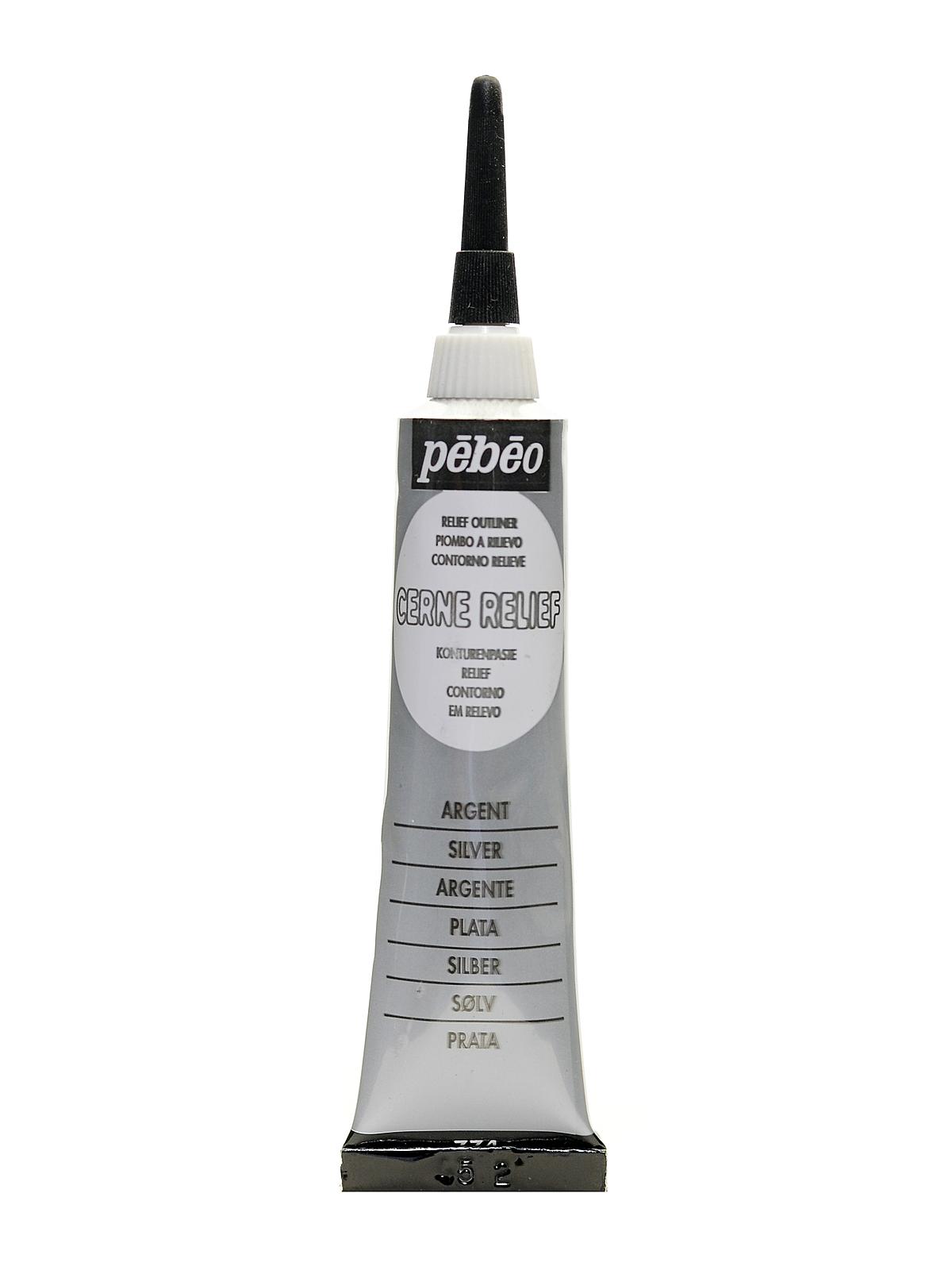Vitrail Cerne Relief silver 20 ml