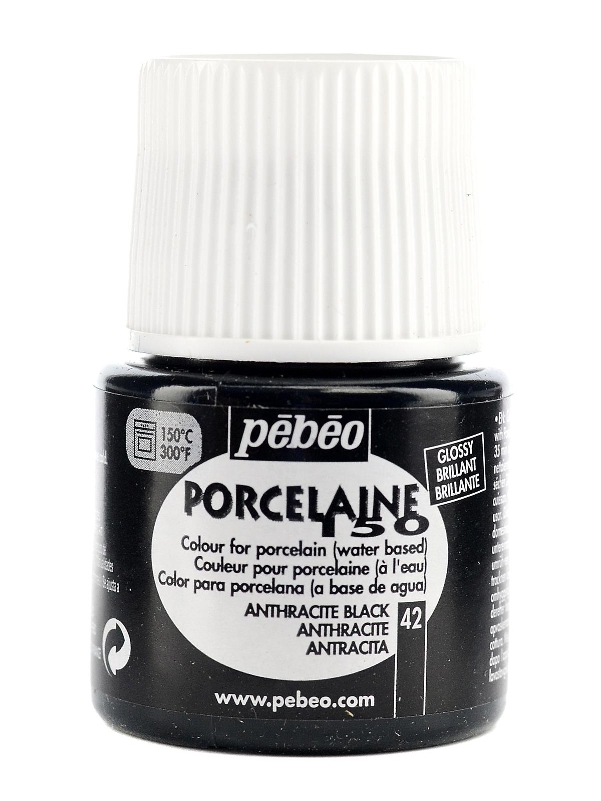 Porcelaine 150 China Paint anthracite black 45 ml