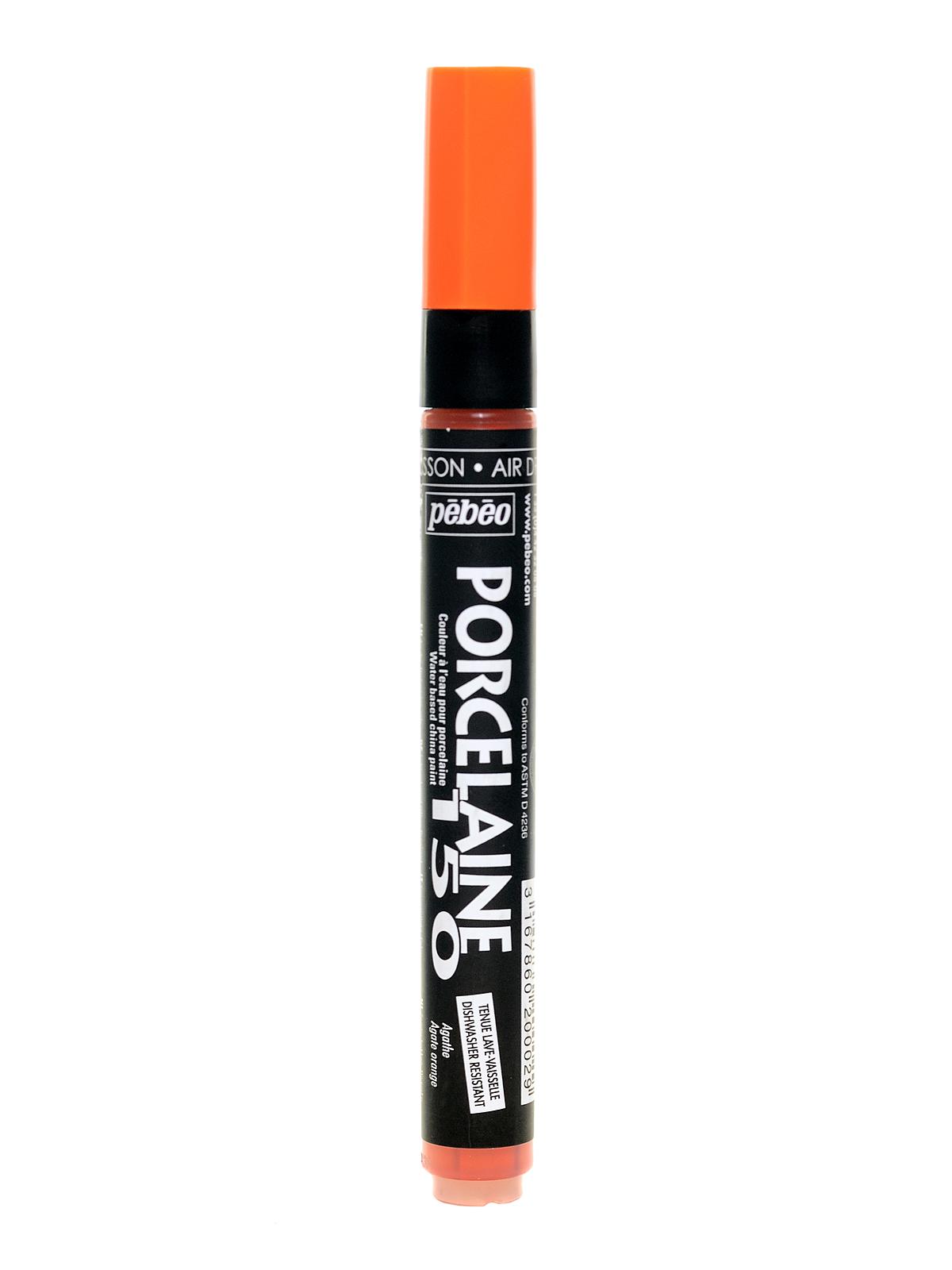 Porcelaine 150 Markers agate orange broad