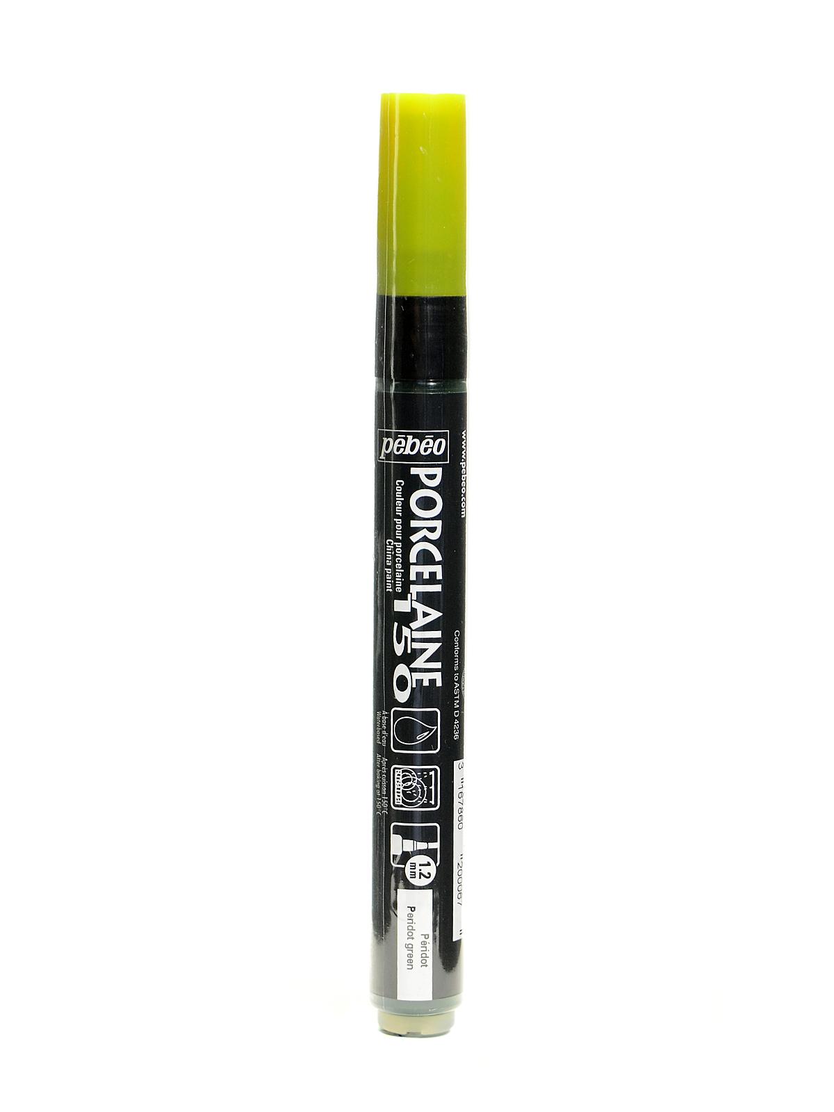 Porcelaine 150 Markers peridot green broad