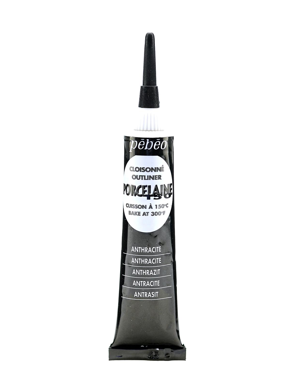 Porcelaine 150 China Paint Outliners anthracite black 20 ml