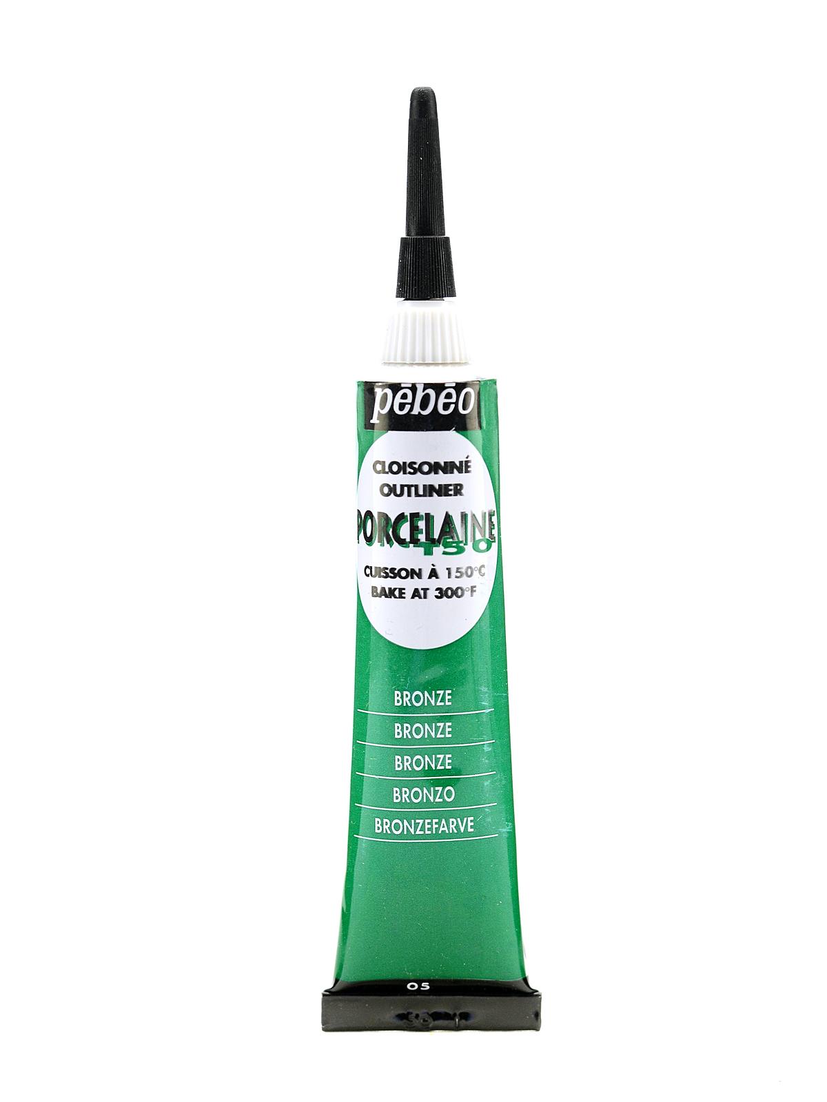 Porcelaine 150 China Paint Outliners bronze green 20 ml