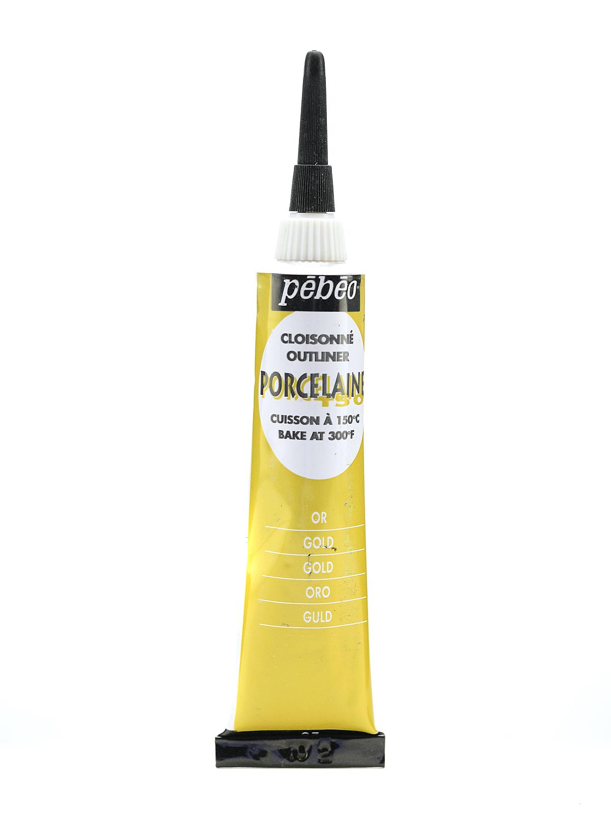 Porcelaine 150 China Paint Outliners gold 20 ml