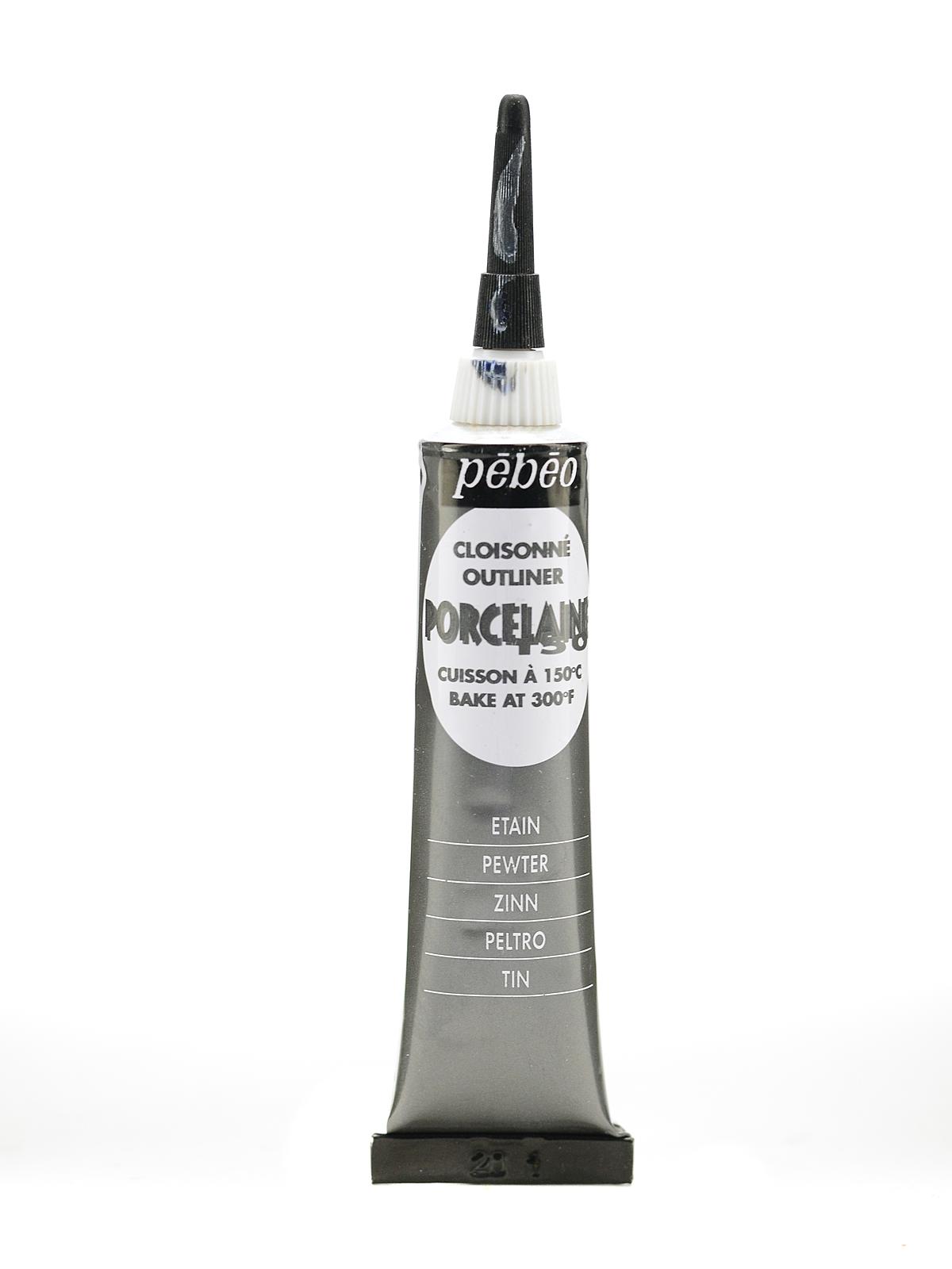 Porcelaine 150 China Paint Outliners pewter 20 ml