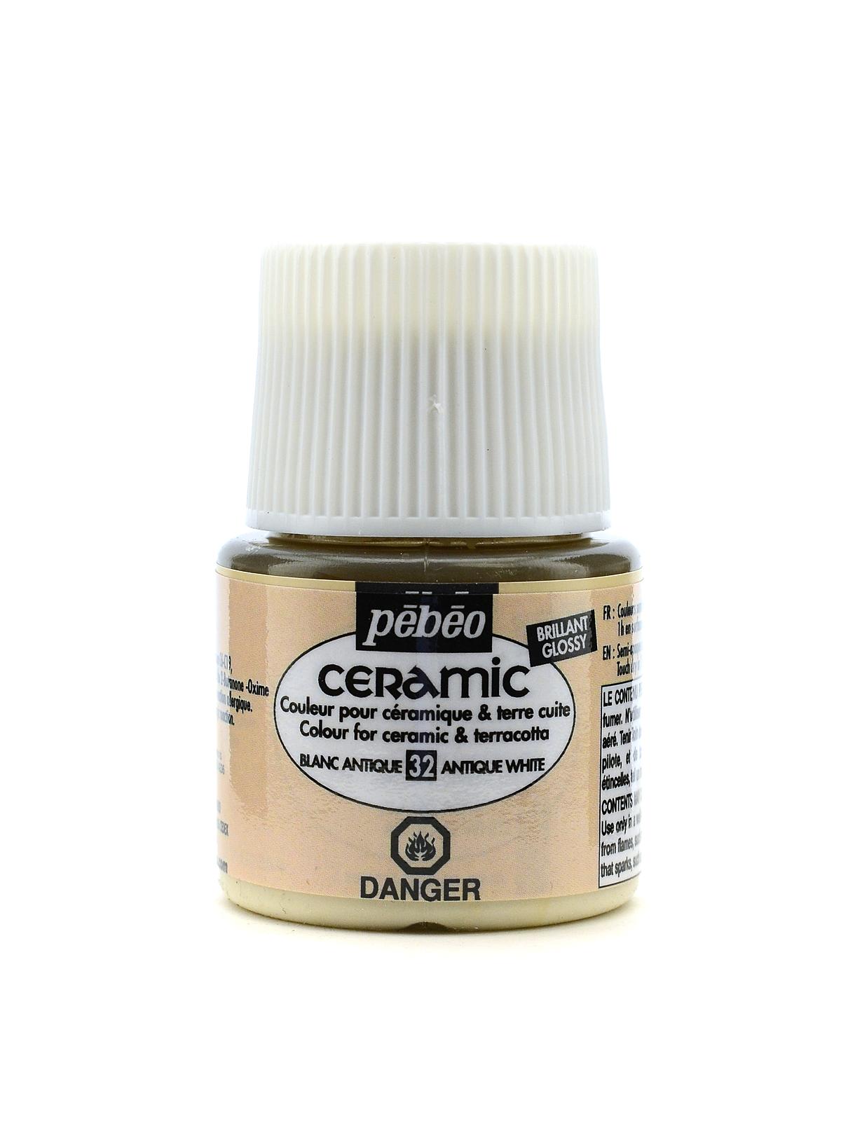 Ceramic Air Dry China Paint antique white 45 ml
