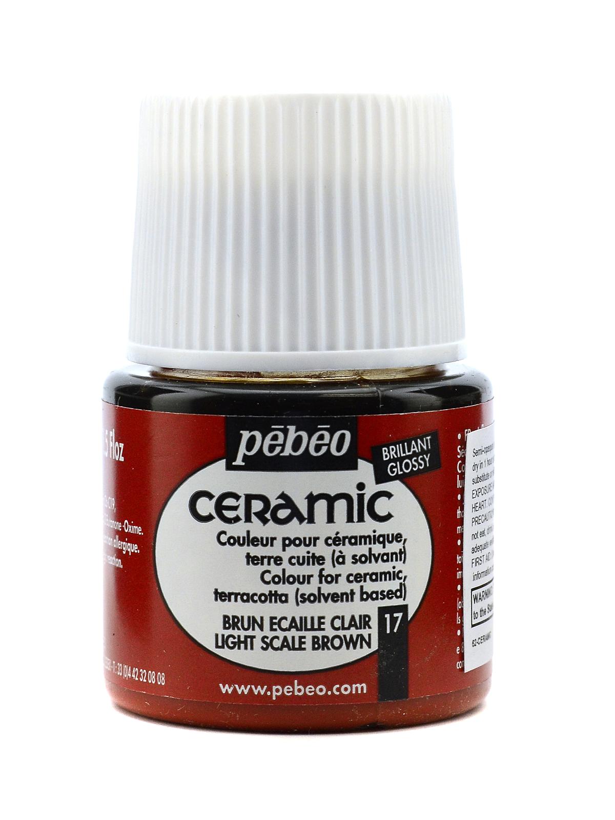Ceramic Air Dry China Paint Light Scale Brown 45 Ml