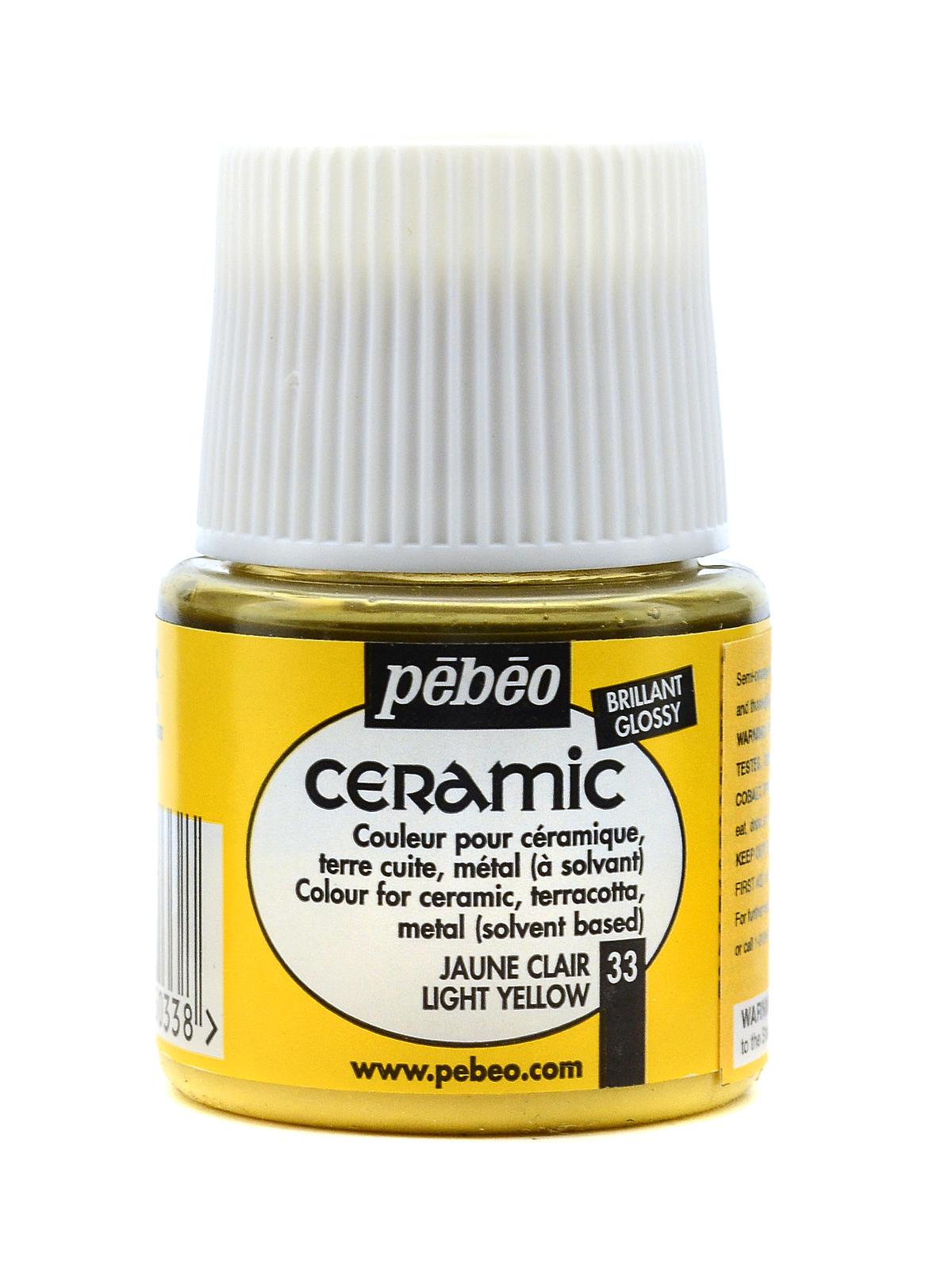 Ceramic Air Dry China Paint light yellow 45 ml
