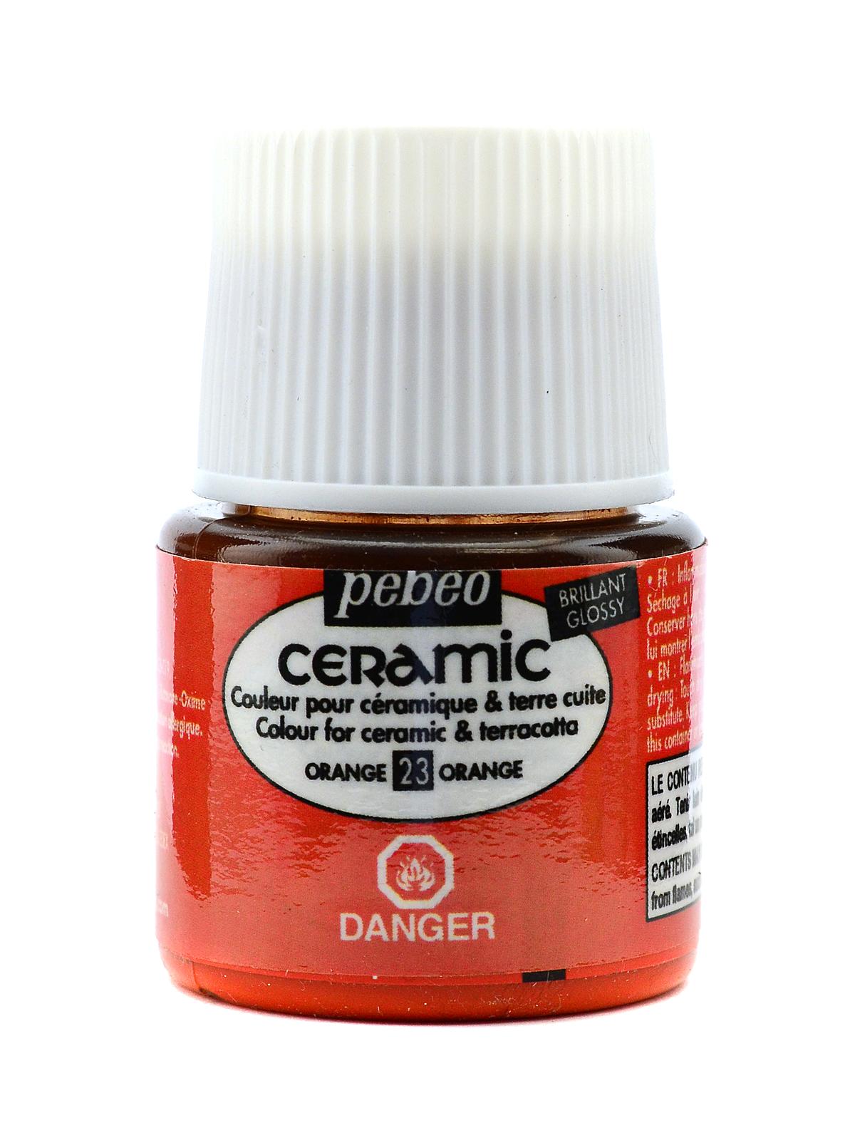 Ceramic Air Dry China Paint orange 45 ml