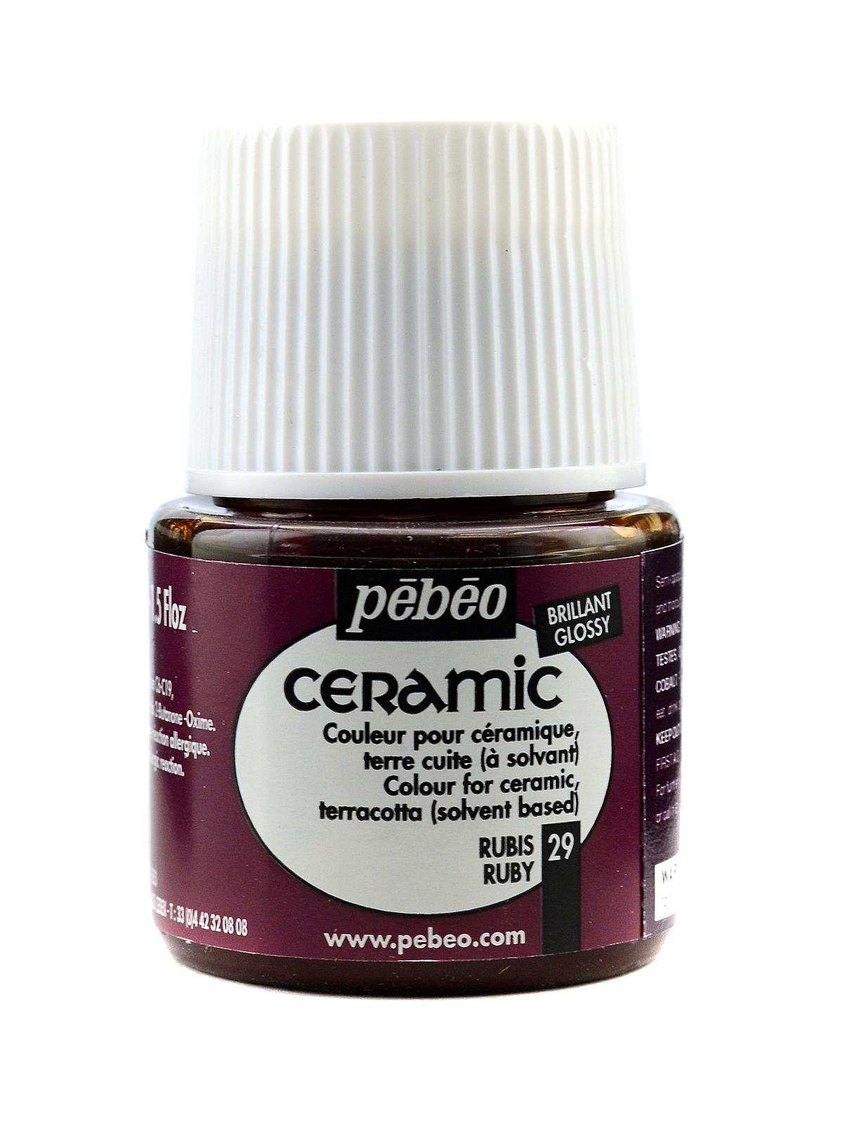 Ceramic Air Dry China Paint ruby 45 ml