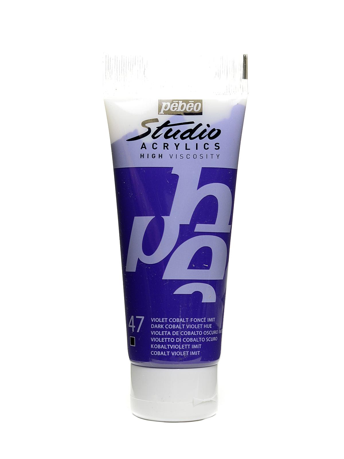 Studio Acrylic Paint dark cobalt violet hue 100 ml