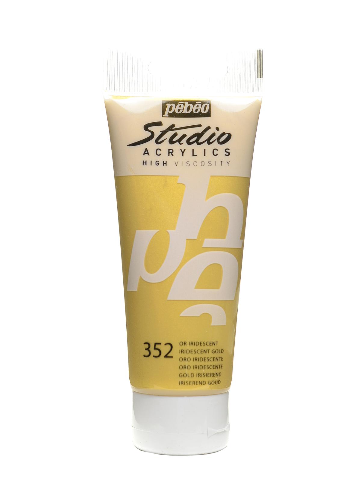 Studio Acrylic Paint iridescent gold 100 ml