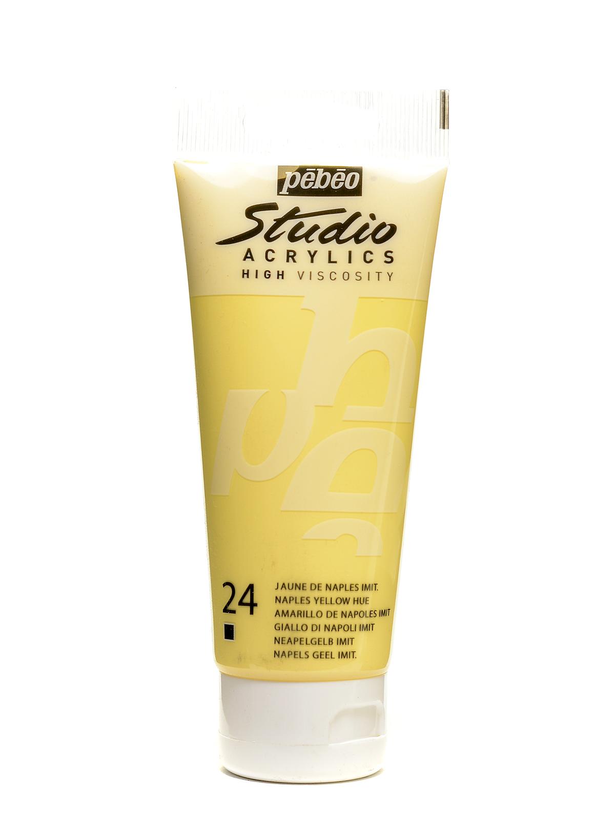 Studio Acrylic Paint Naples Yellow Hue 100 Ml