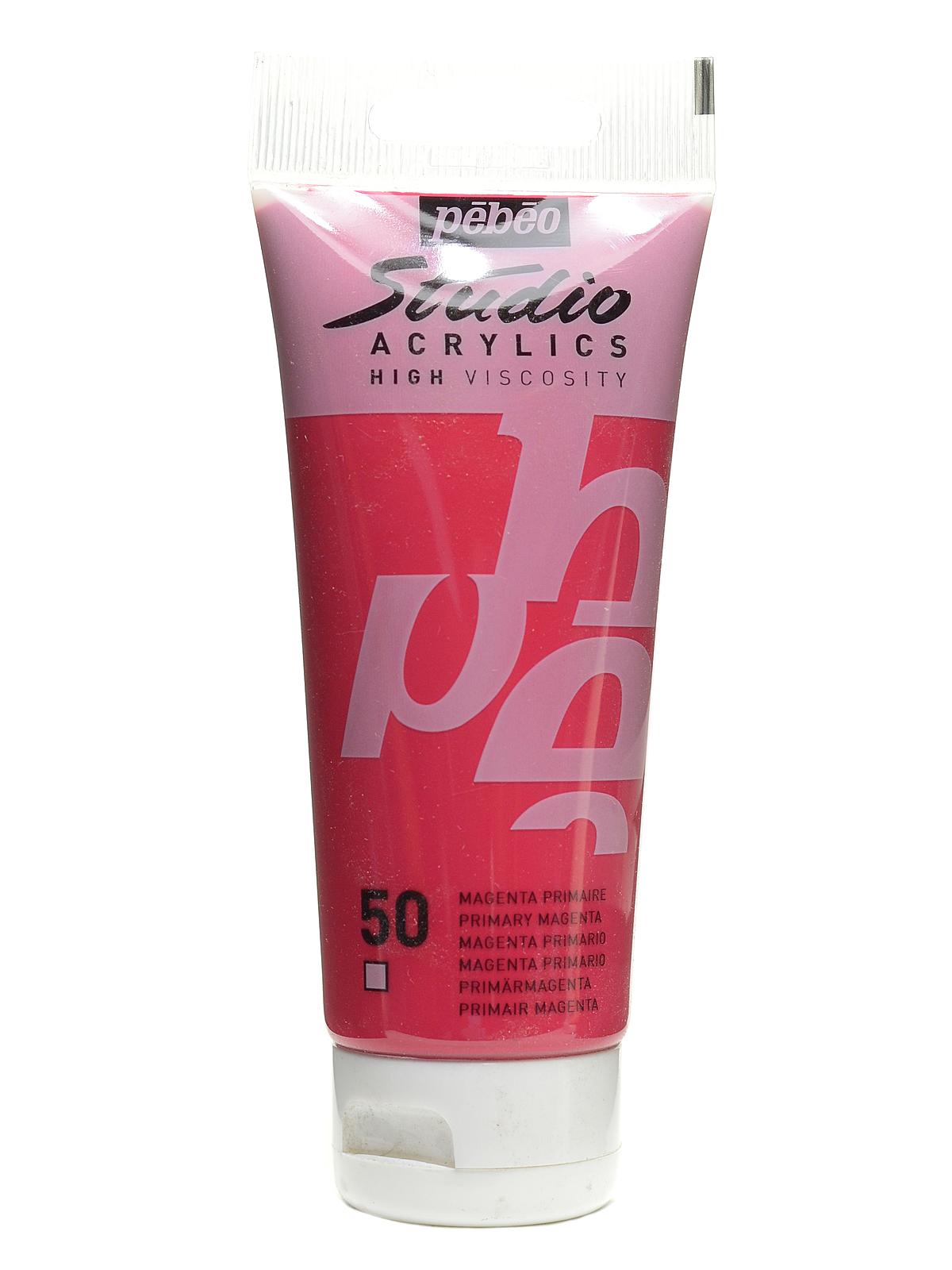 Studio Acrylic Paint primary magenta 100 ml