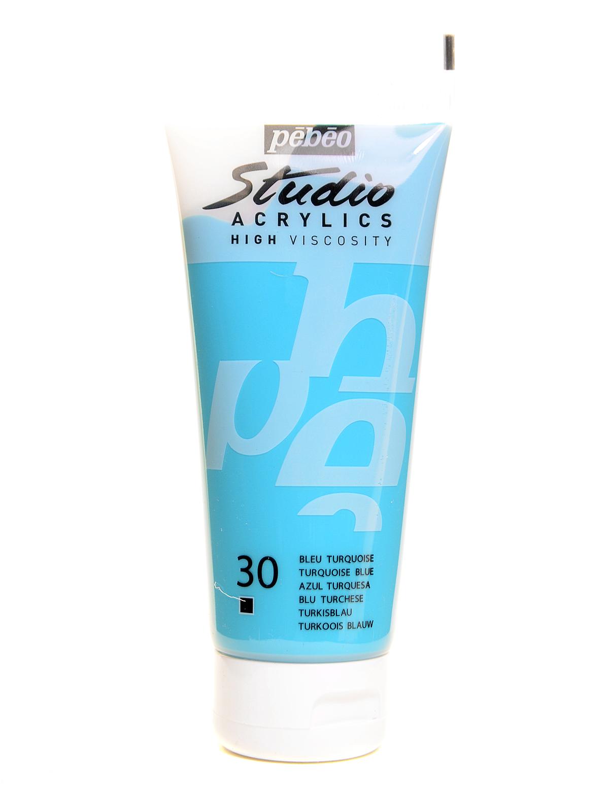 Studio Acrylic Paint turquoise blue 100 ml