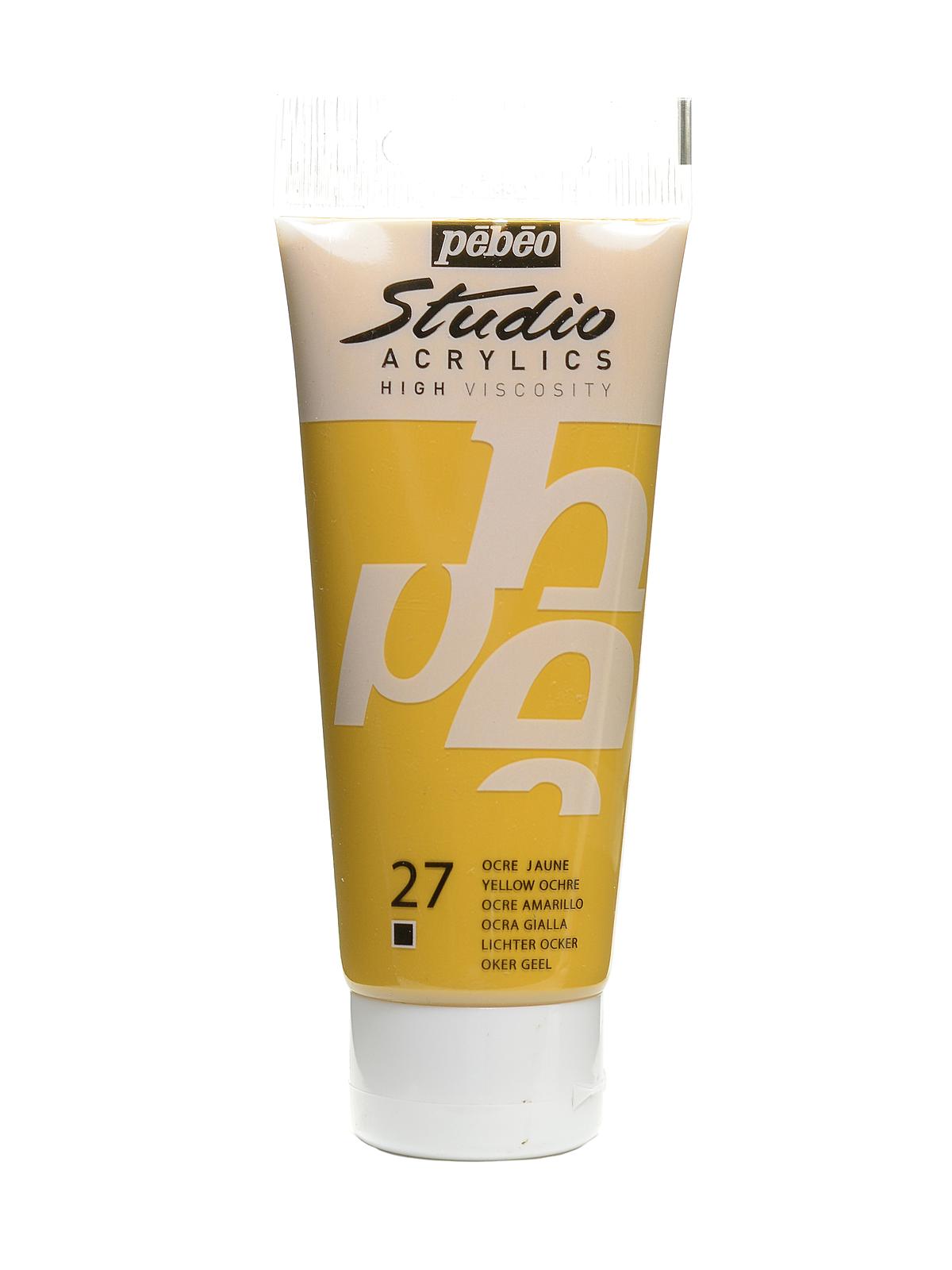 Studio Acrylic Paint yellow ochre 100 ml