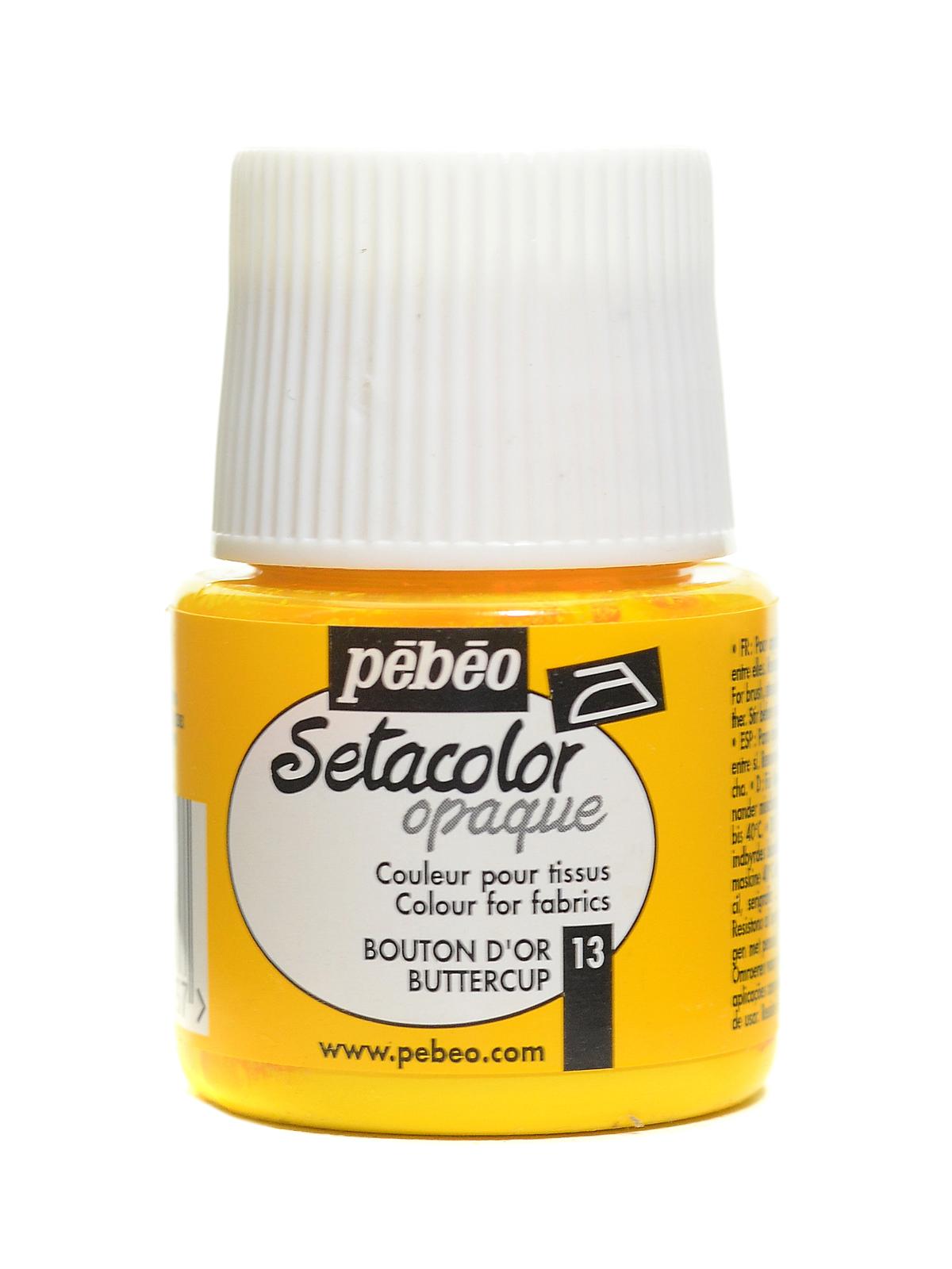 Setacolor Opaque Fabric Paint buttercup 45 ml