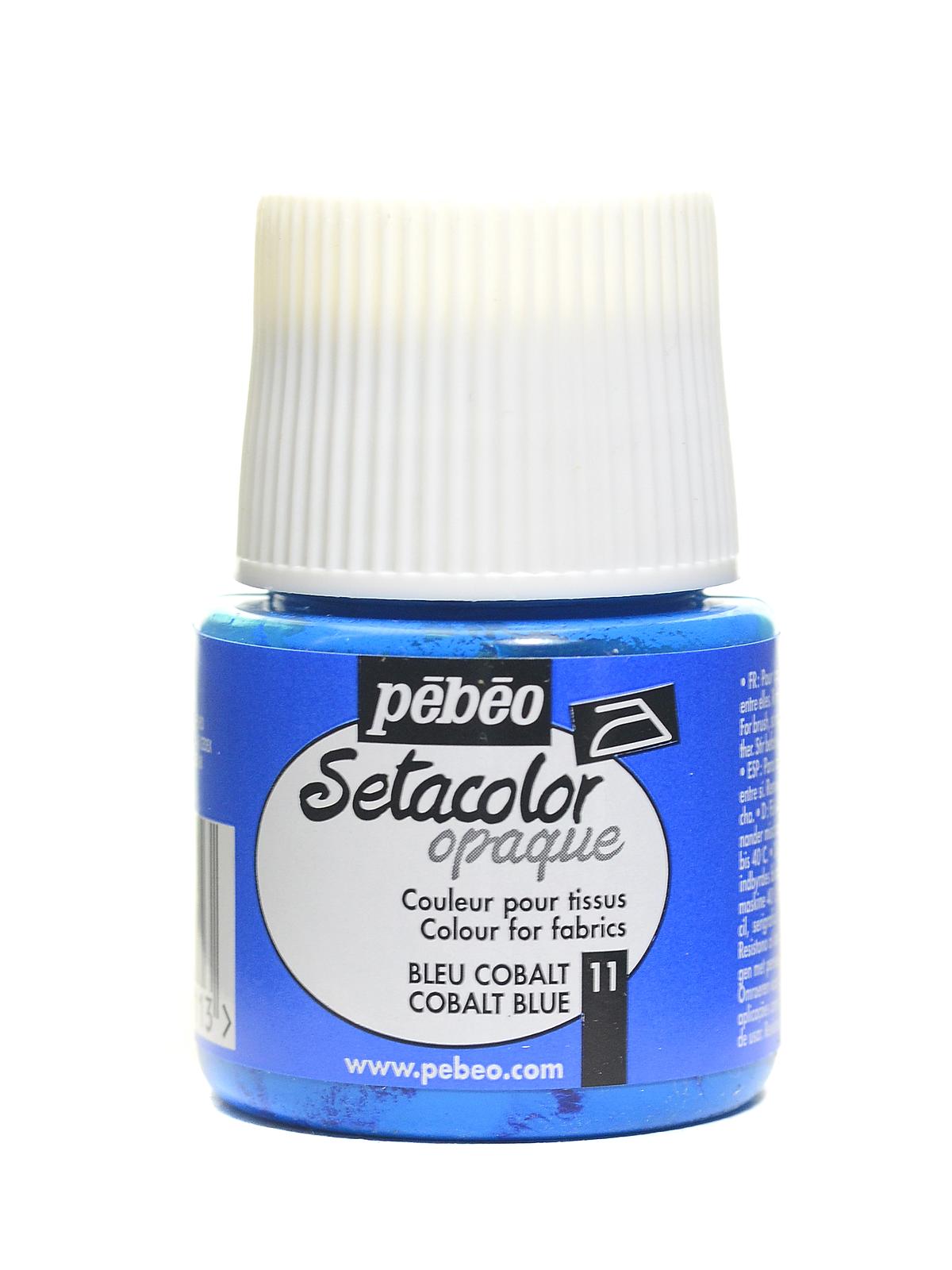 Setacolor Opaque Fabric Paint cobalt blue 45 ml