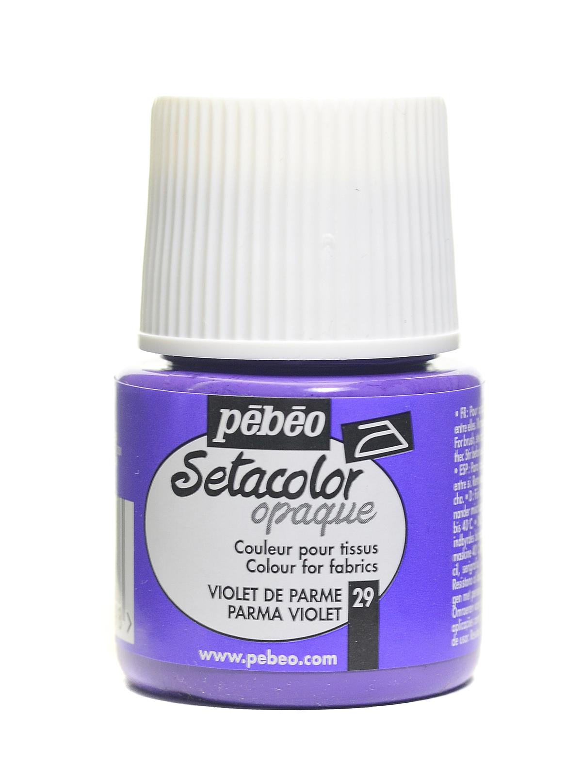 Setacolor Opaque Fabric Paint parma violet 45 ml