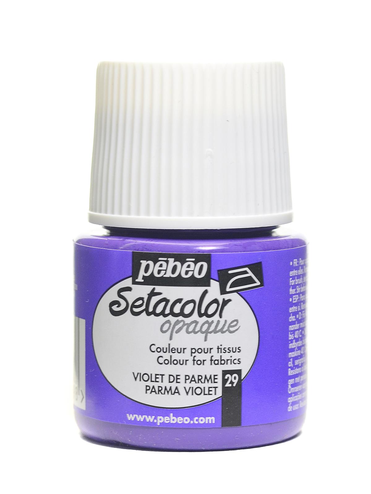 Setacolor Opaque Fabric Paint Parma Violet 45 Ml