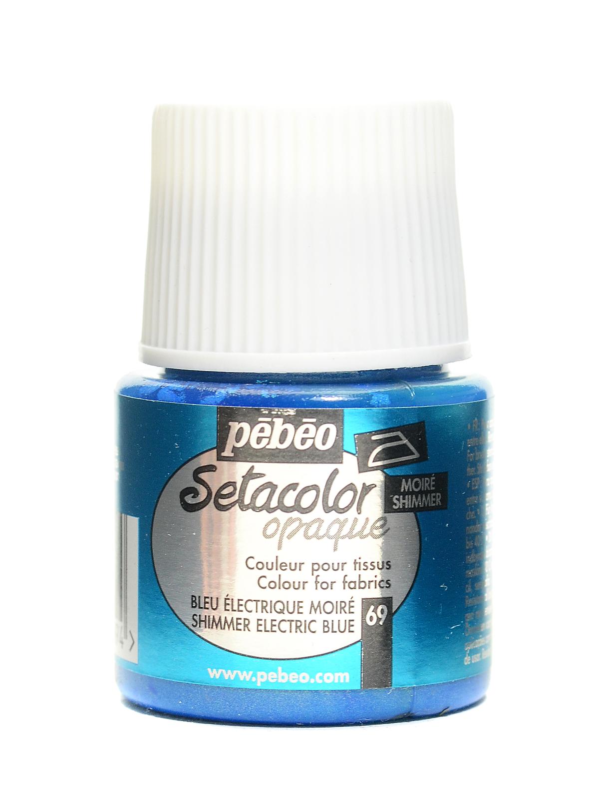 Setacolor Opaque Fabric Paint electric blue 45 ml
