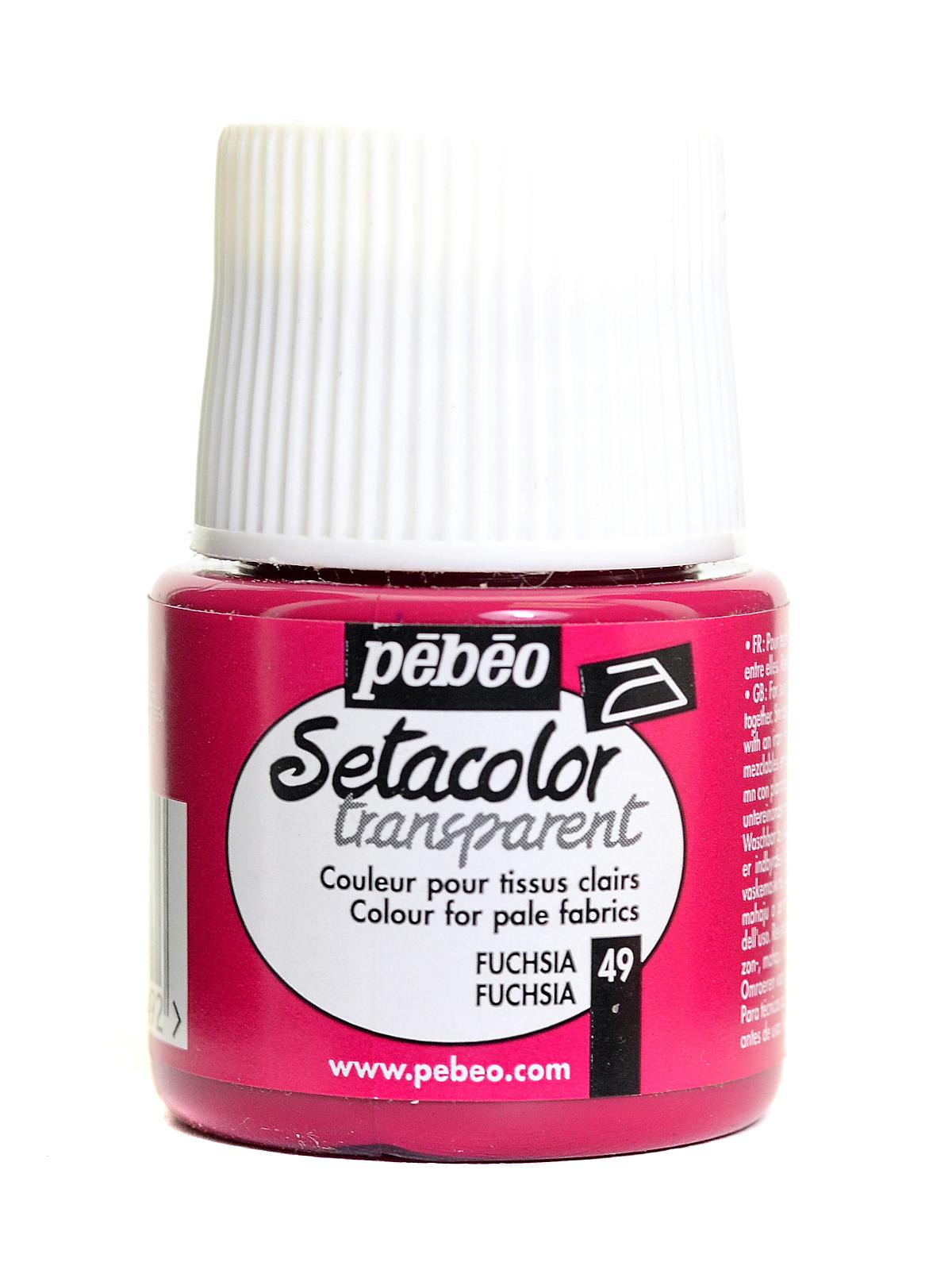 Setacolor Transparent Fabric Paint fuchsia 45 ml