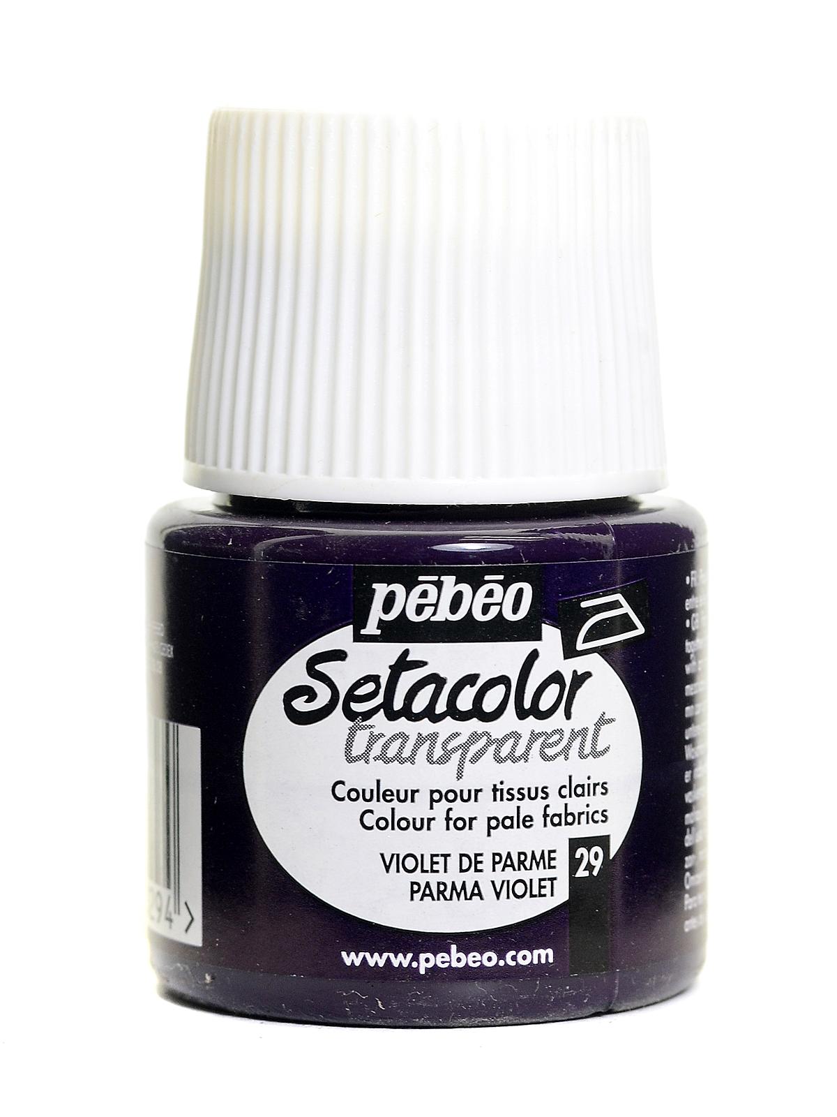 Setacolor Transparent Fabric Paint parma violet 45 ml