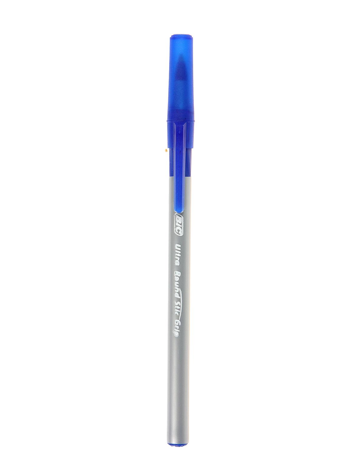 Round Stic Grip Pen Blue