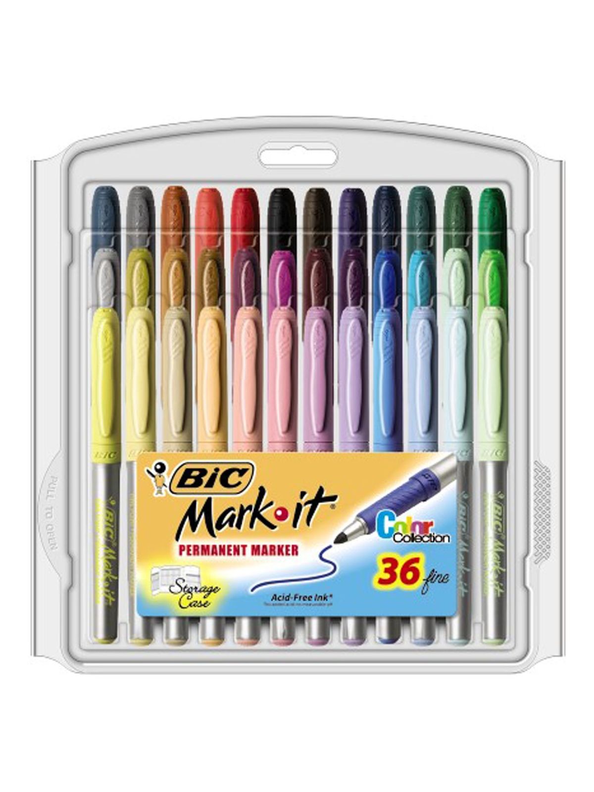Marking Permanent Marker Fine Color Collection Set Of 36