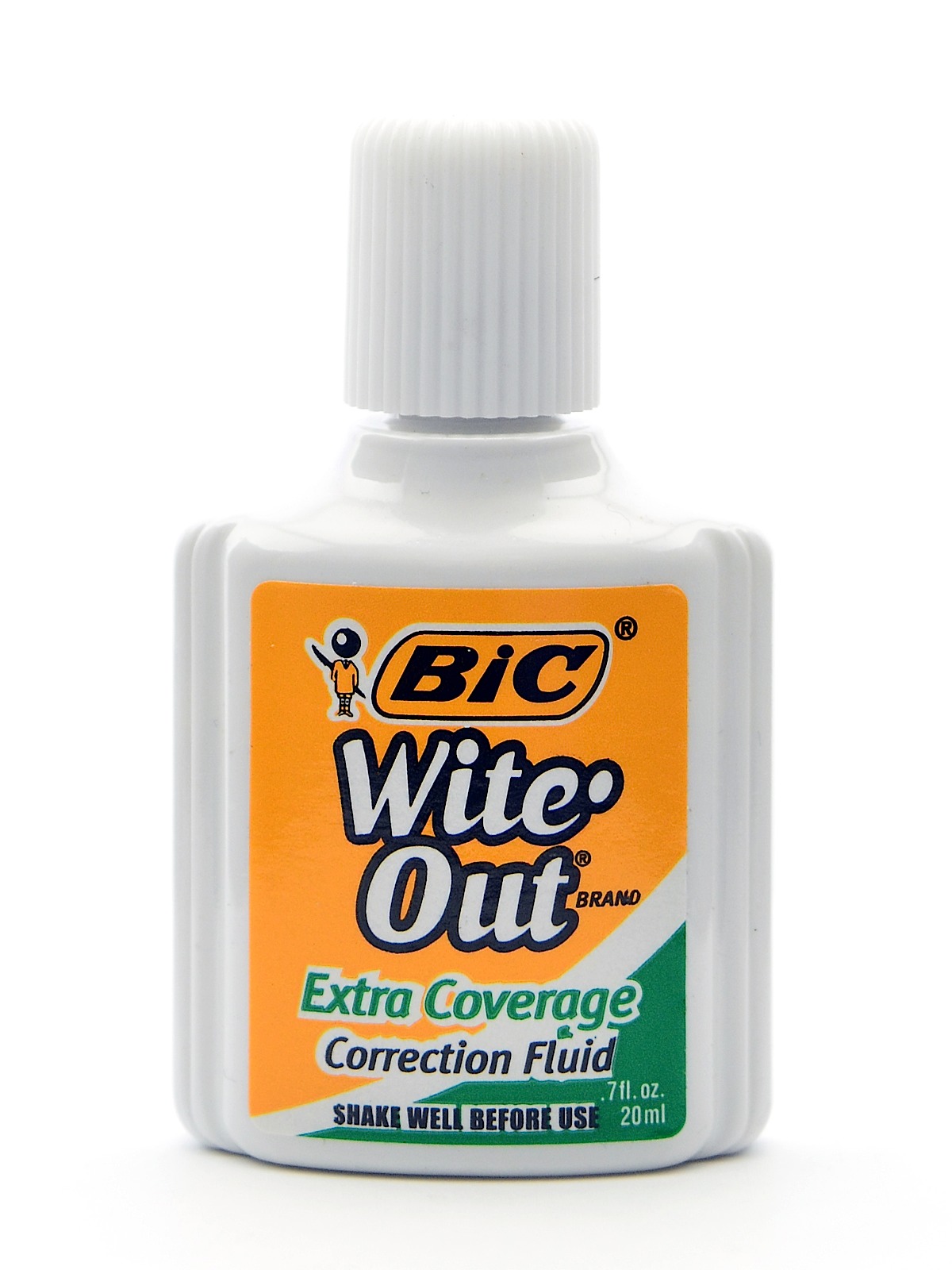 Wite-Out Extra Coverage Correction Fluid 0.7 oz. bottle