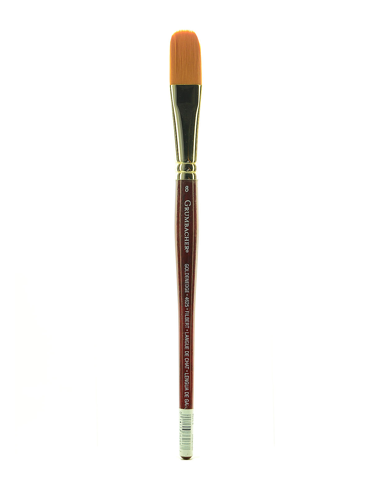 Goldenedge Watercolor Brushes 8 Filbert