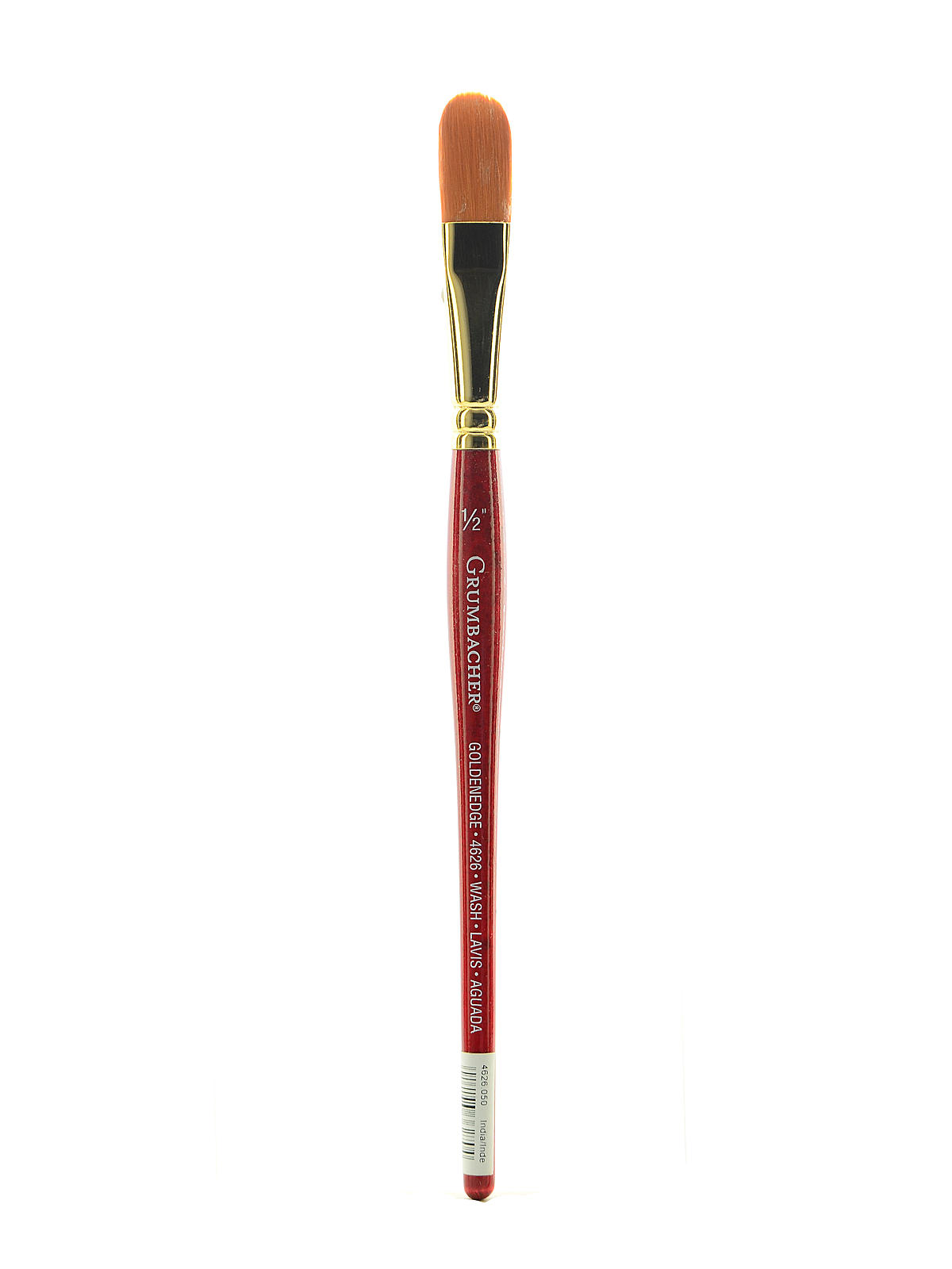 Goldenedge Watercolor Brushes 1 2 in. oval wash