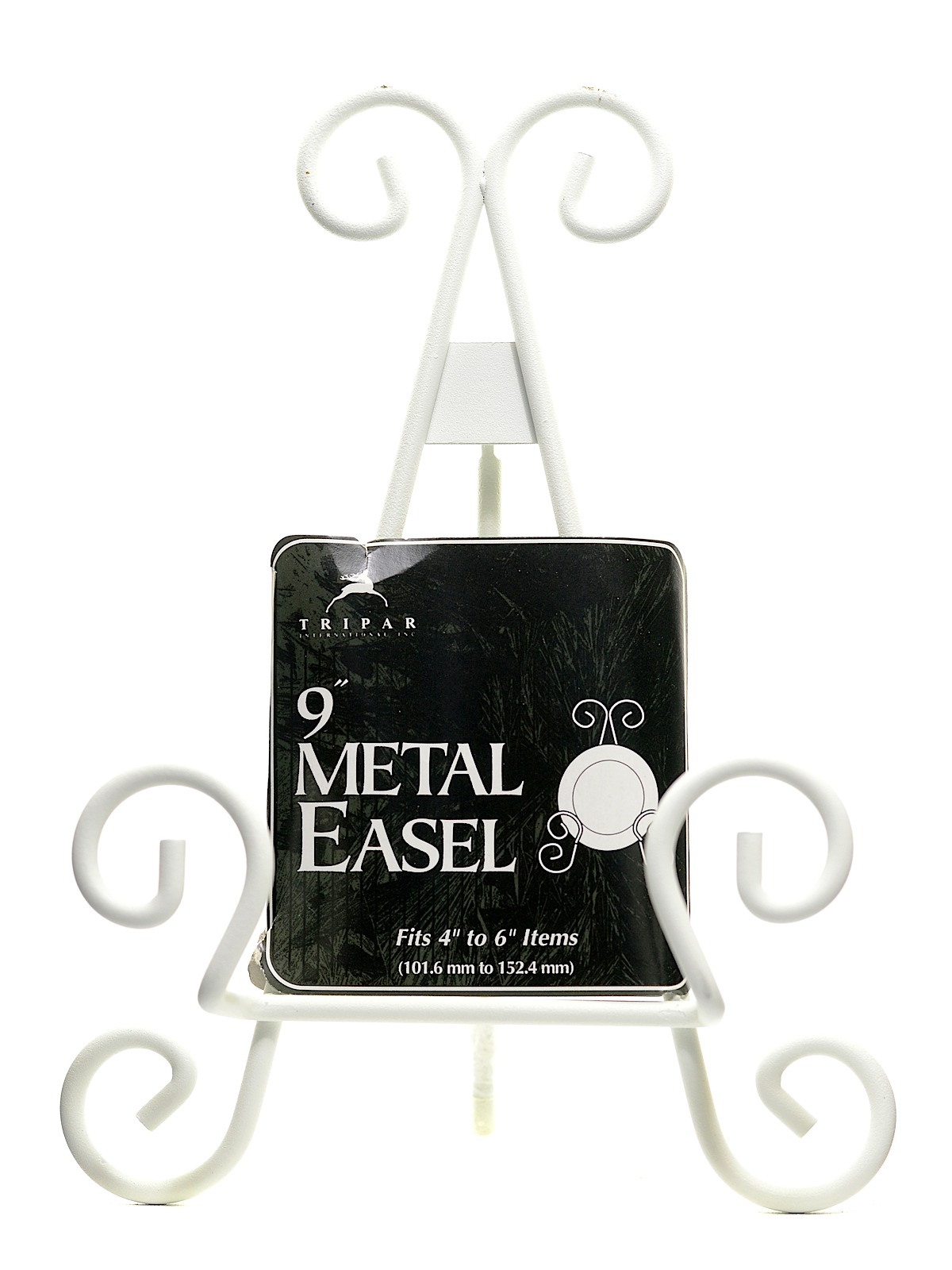 Stratford Metal Scroll Easels 9 in. each antique white