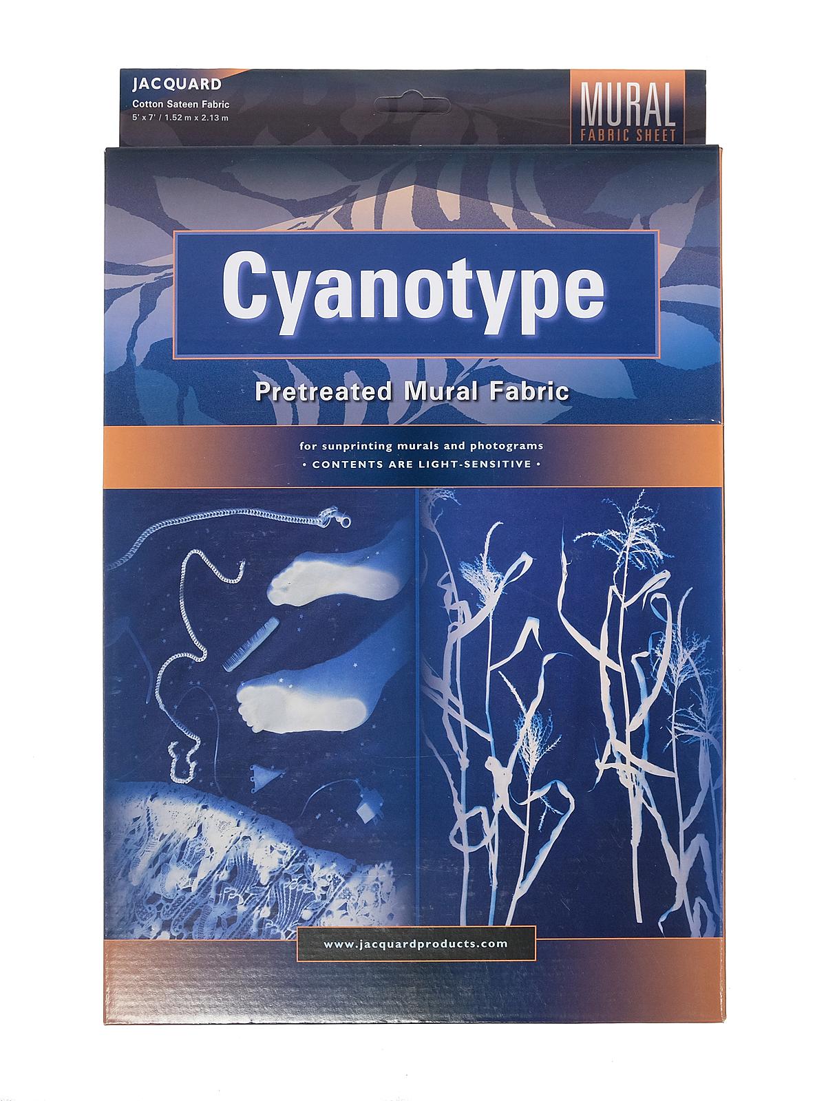 Cyanotype Fabric mural fabric 60 in. x 84 in. each