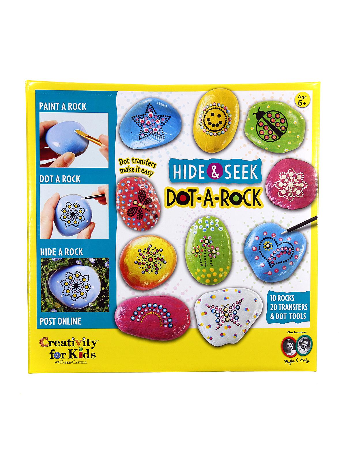 Hide & Seek Dot-A-Rock set Van Gogh