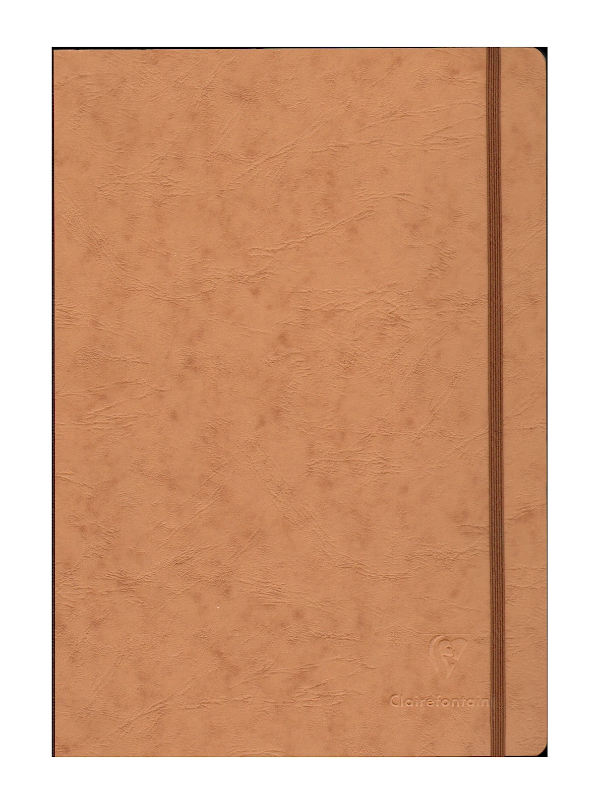 Cloth-bound Notebooks 8 1 4 In. X 11 3 4 In. Ruled, Tan Cover, Elastic Closure 96 Sheets