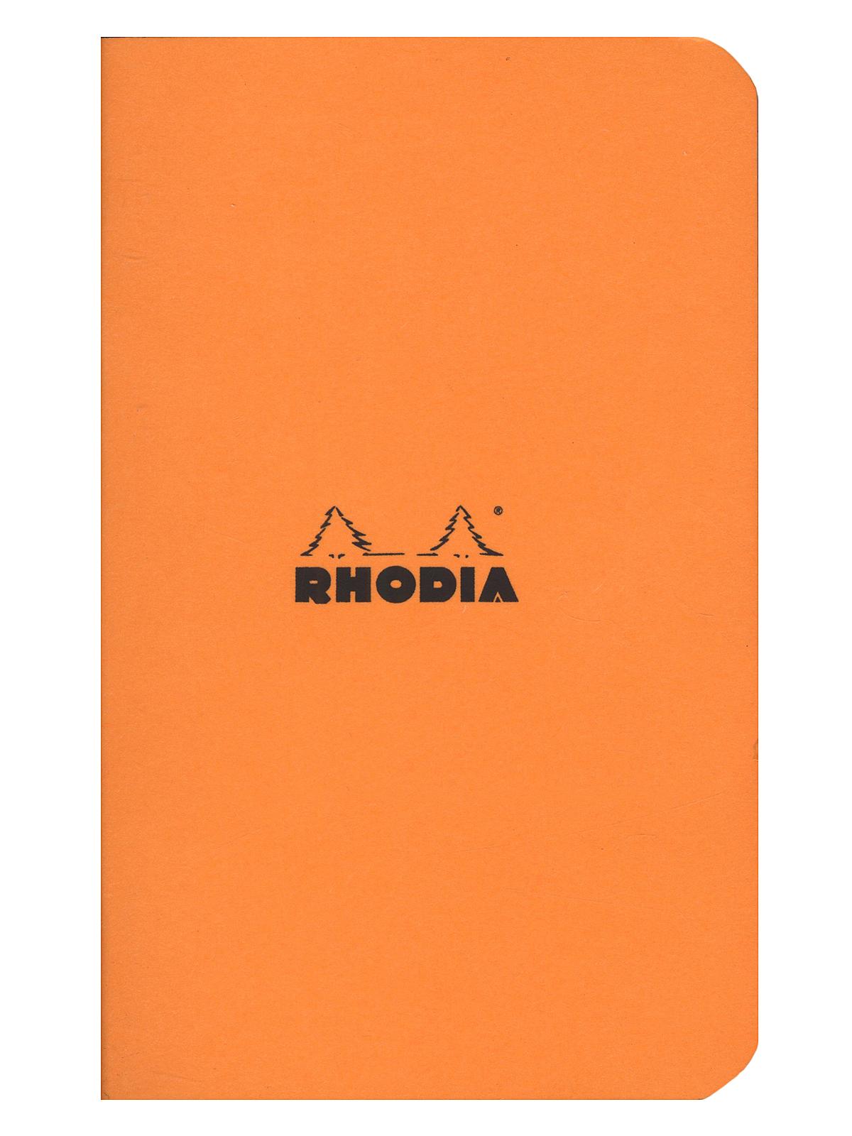 Staplebound Notebooks graph, orange cover 3 in. x 4 3 4 in. 24 sheets