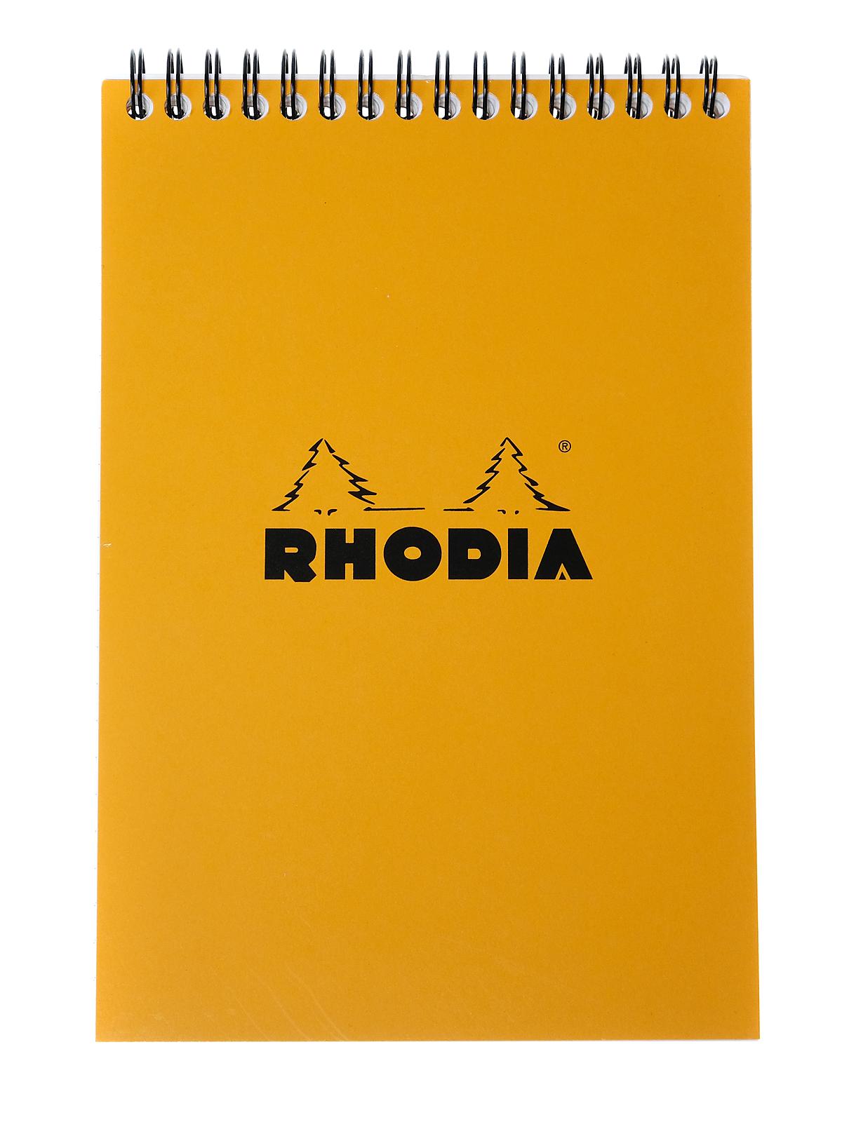 Wirebound Notebooks ruled 6 in. x 8 1 4 in. orange
