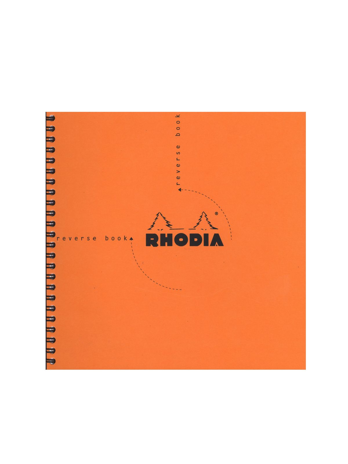 Reverse Books graph 8 1 4 in. x 8 1 4 in. orange
