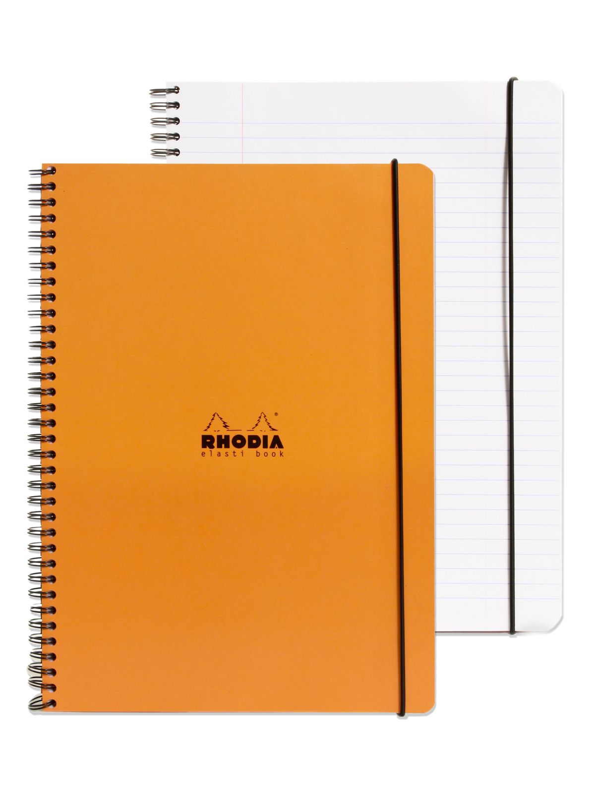 Elasti-Books ruled with margin 8 1 4 in. x 11 3 4 in. orange