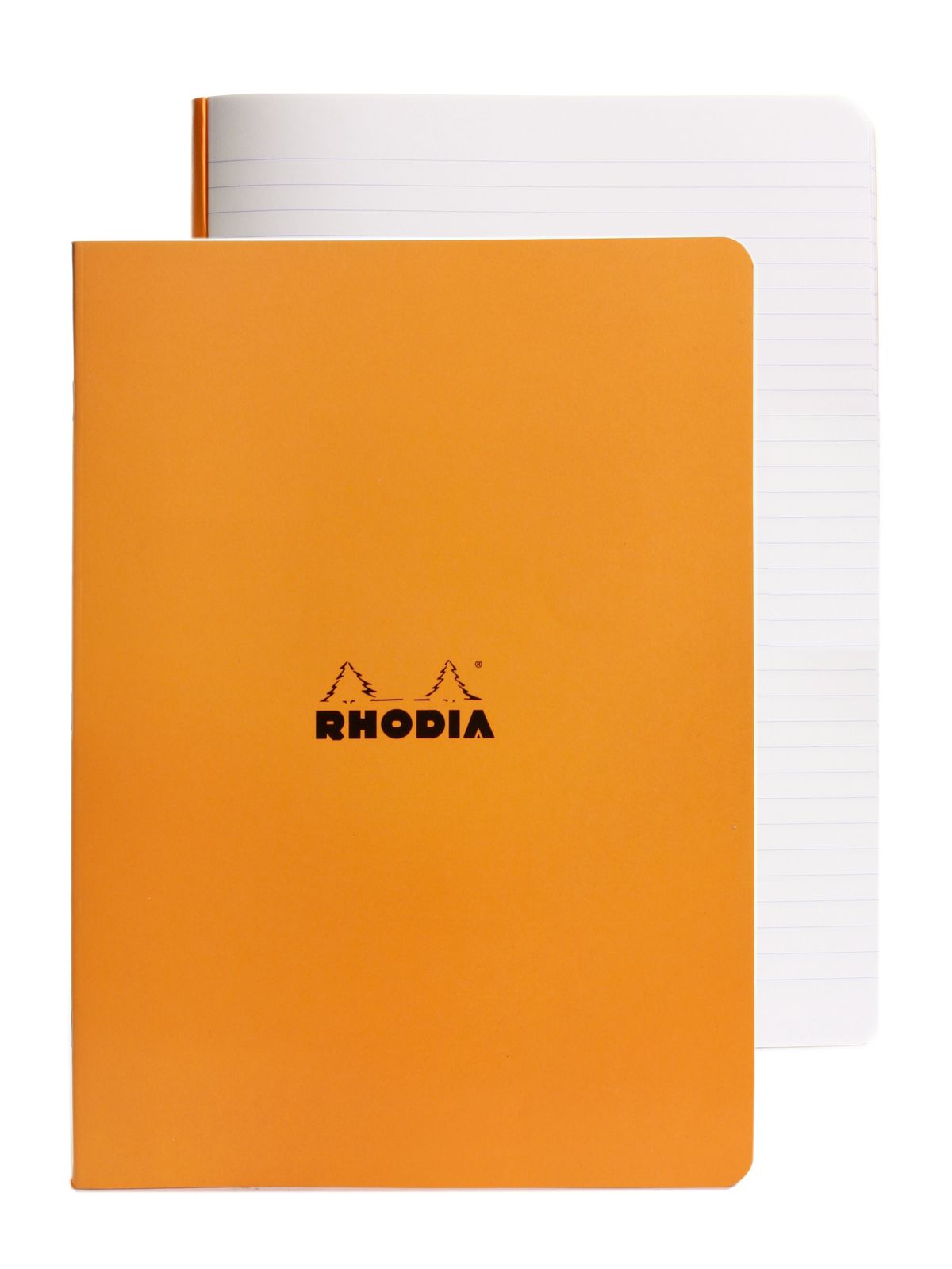Staplebound Notebooks ruled, orange cover 8 1 4 in. x 11 3 4 in. 48 sheets