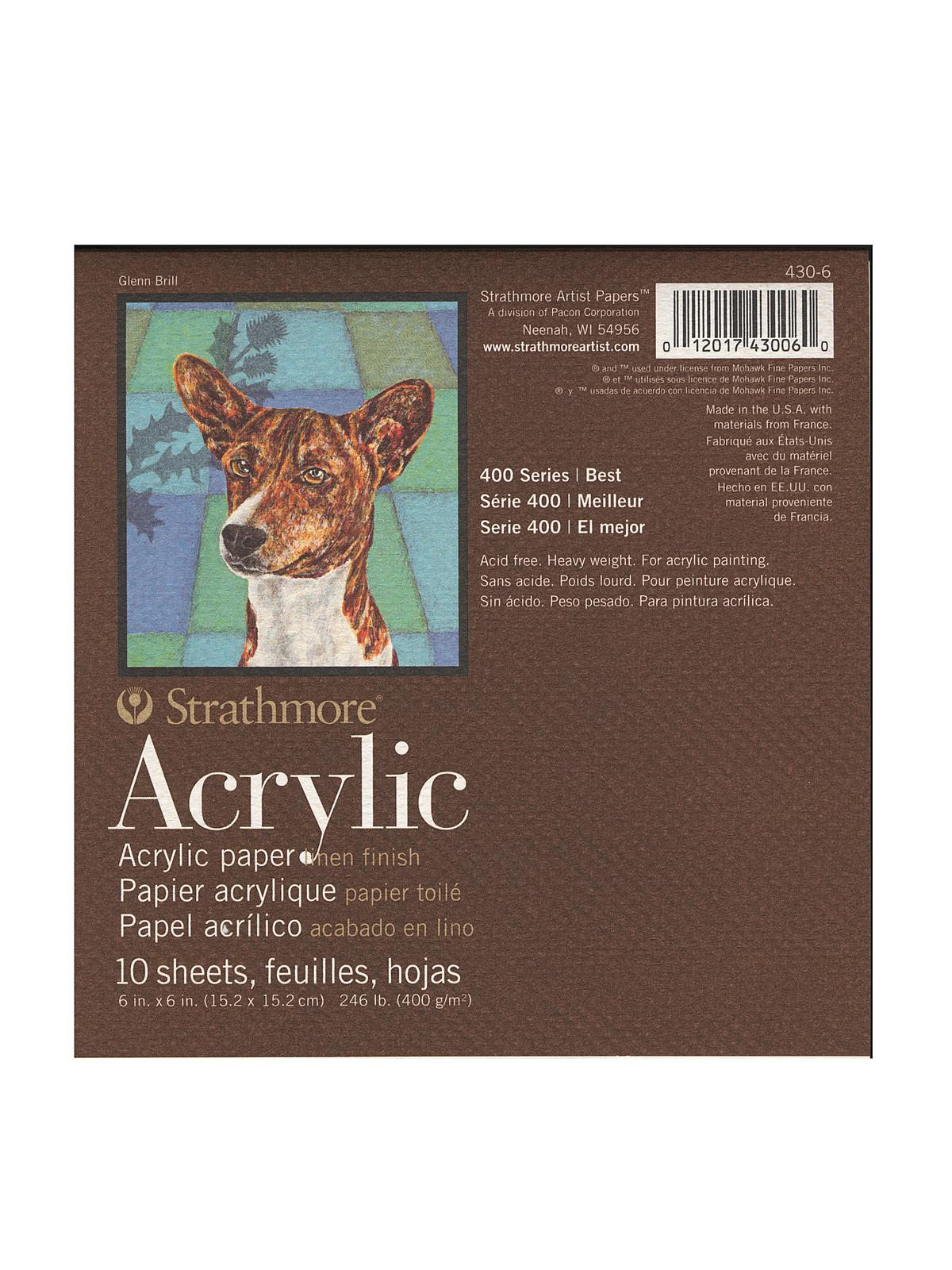 400 Series Acrylic Pads 6 in. x 6 in.