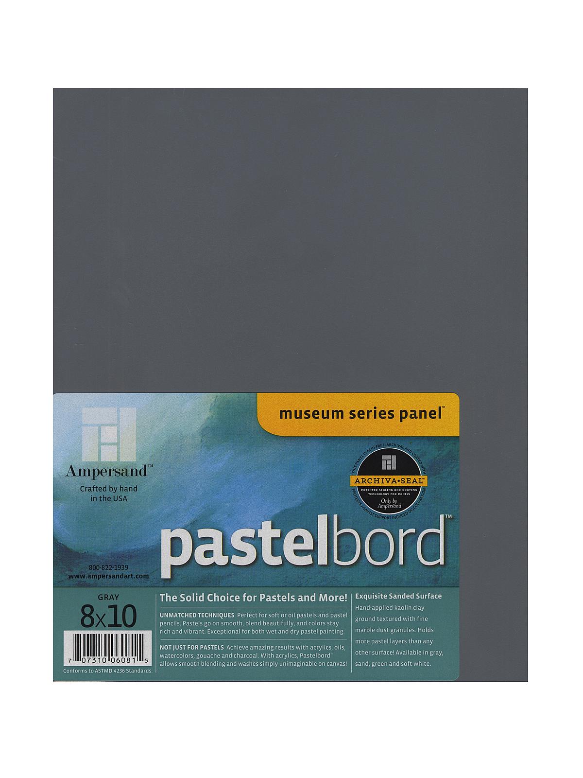 Pastelbord 8 in. x 10 in. gray each