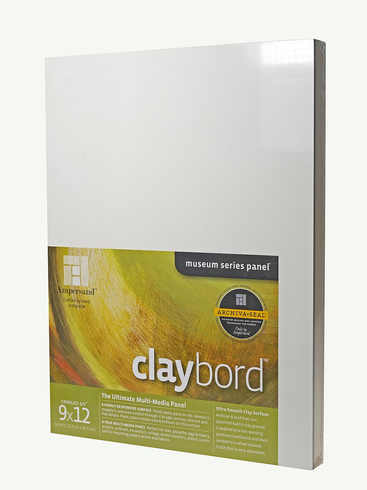 Cradled Claybord 9 in. x 12 in. 3 4 in. each