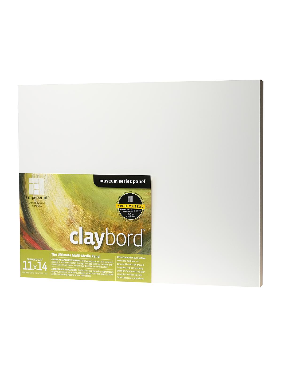 Cradled Claybord 11 in. x 14 in. 3 4 in. each