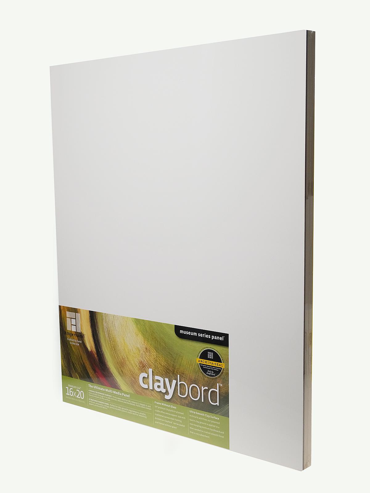 Cradled Claybord 16 in. x 20 in. 3 4 in. each