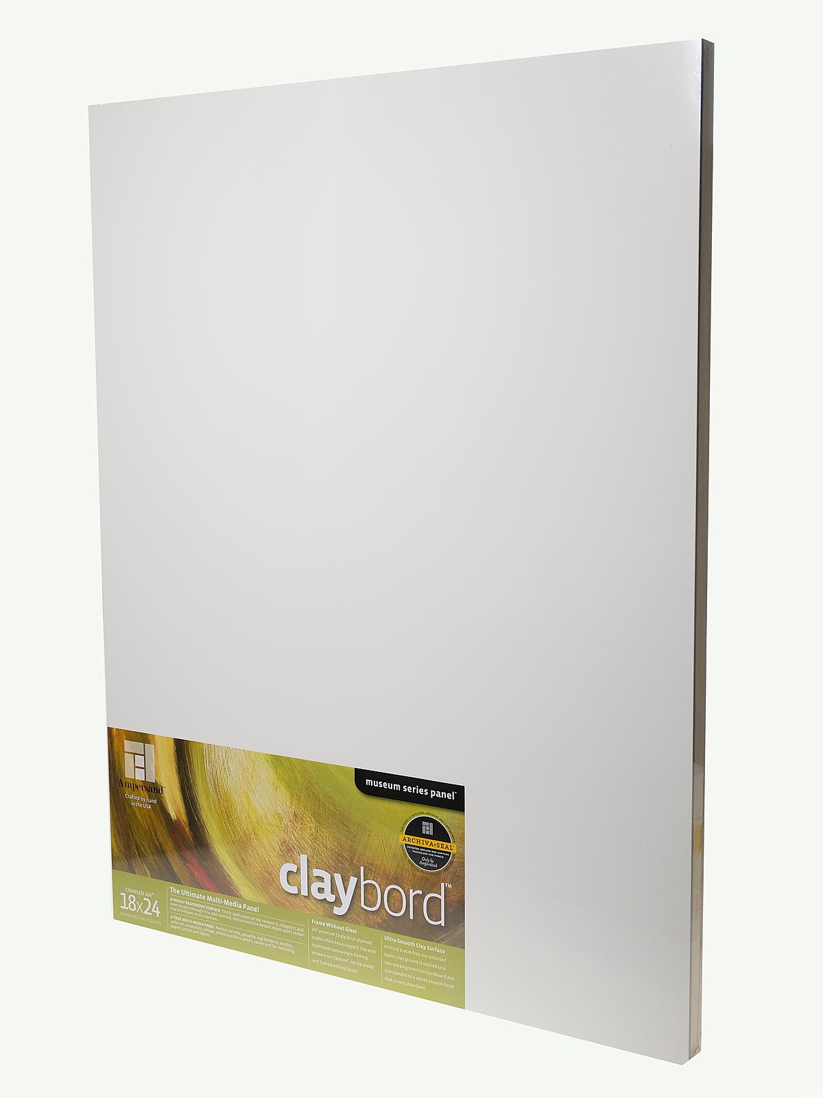 Cradled Claybord 18 in. x 24 in. 3 4 in. each