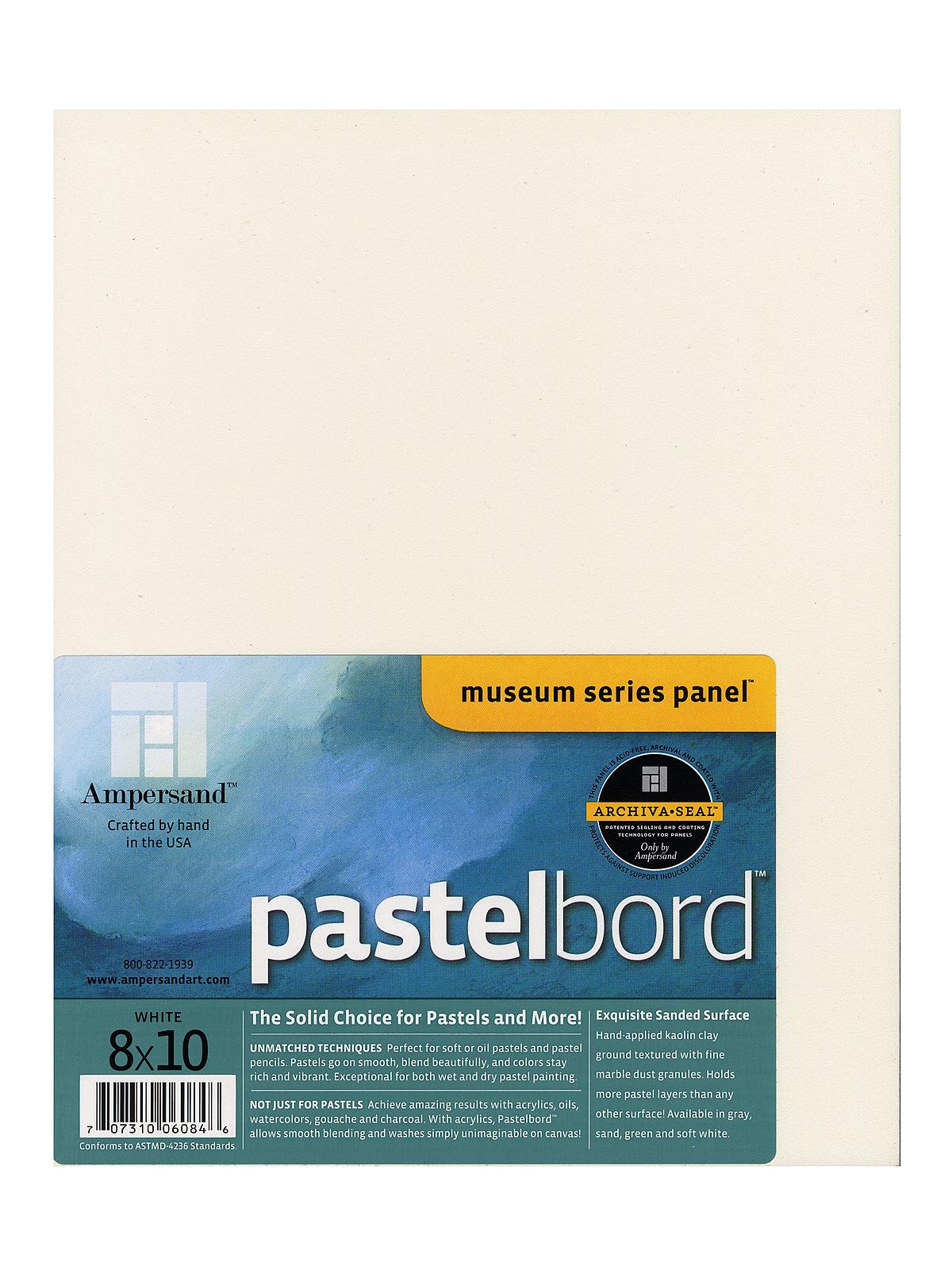 Pastelbord 8 in. x 10 in. white each