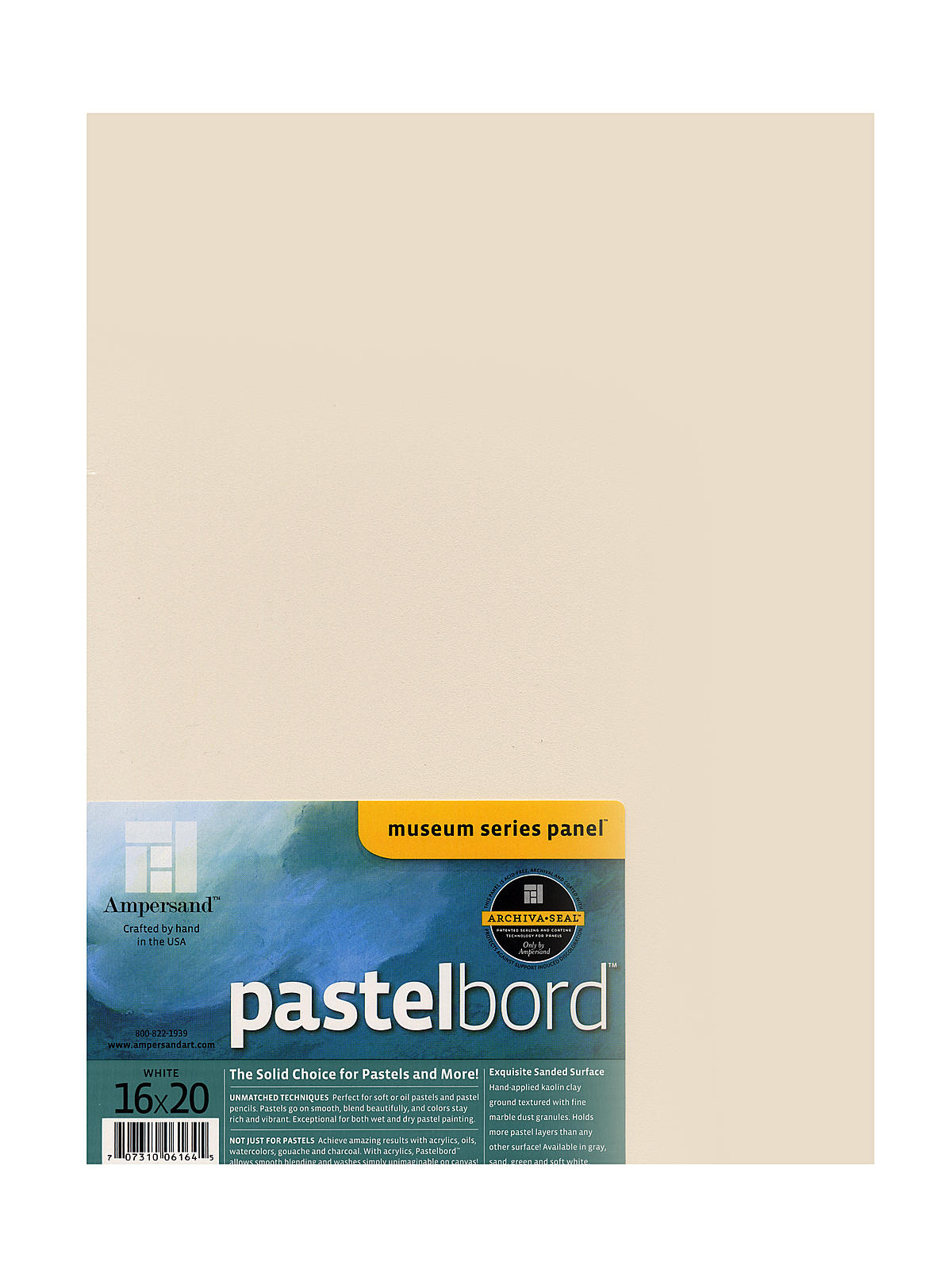 Pastelbord 16 in. x 20 in. white each