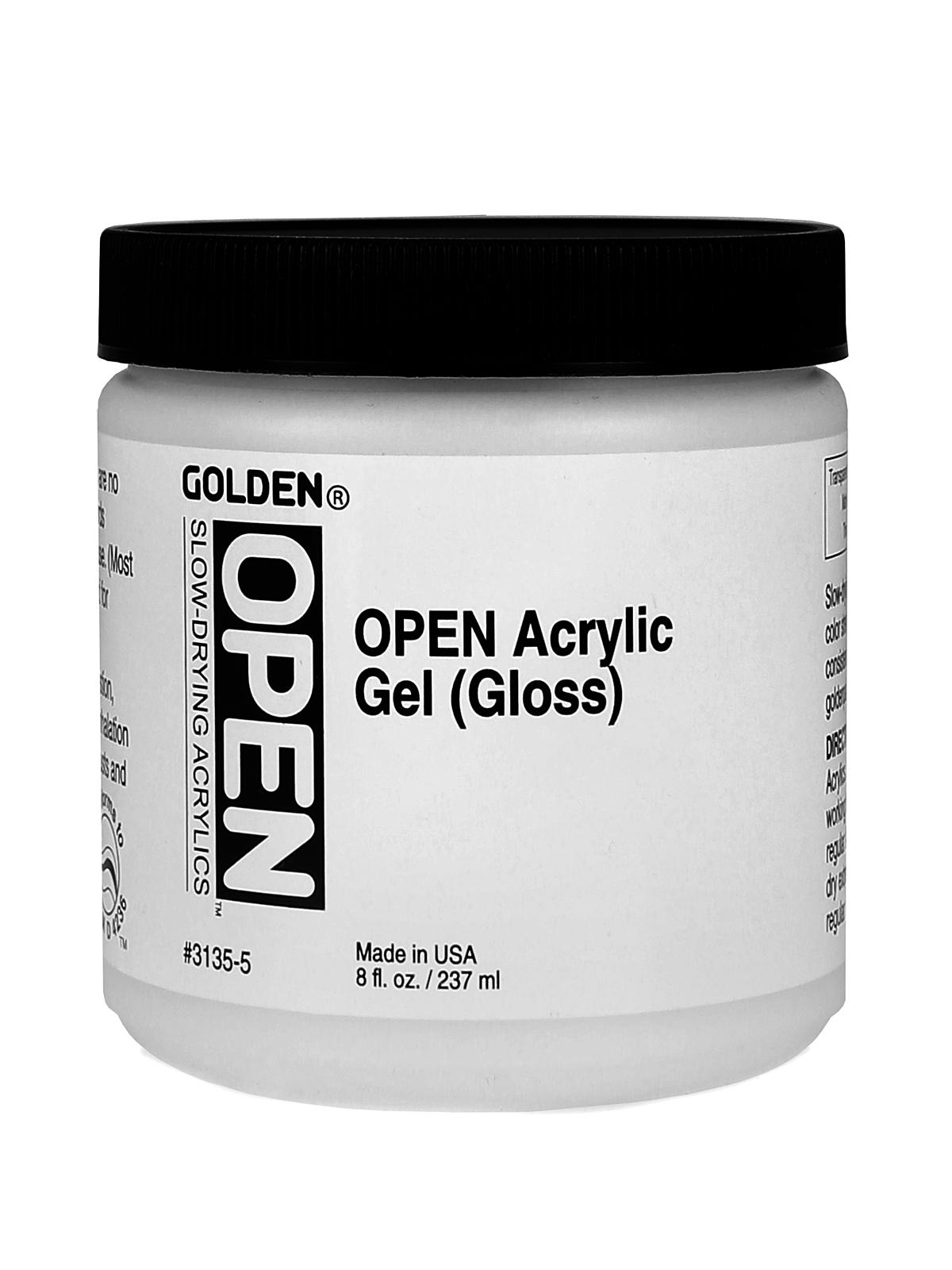 OPEN Acrylic Mediums gel medium gloss 8 oz.